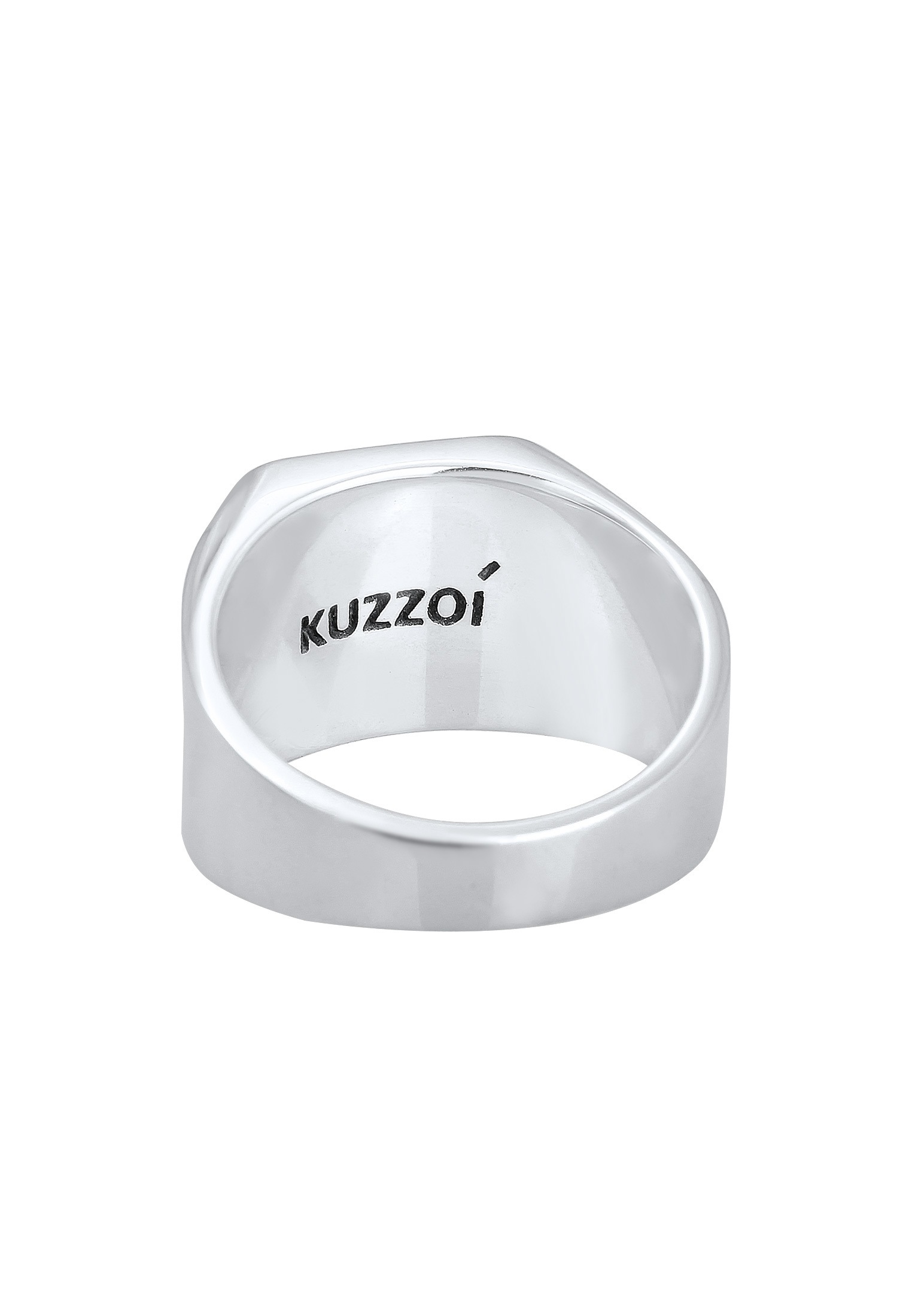 Kuzzoi Siegelring »Ring Herren Siegelring Matt Basic Pfeil 925er Silber«