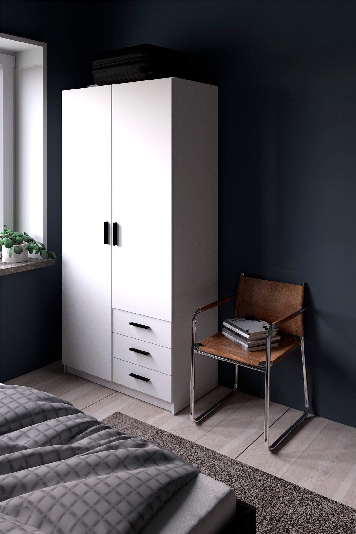 INOSIGN Kleiderschrank »Sprint Drehtürenschrank, Aufbewahrung Kasten Schrank Stauraum« Breite 98,5/147 oder 195,5 cm, je mit Einlegeböden und Kleiderstange