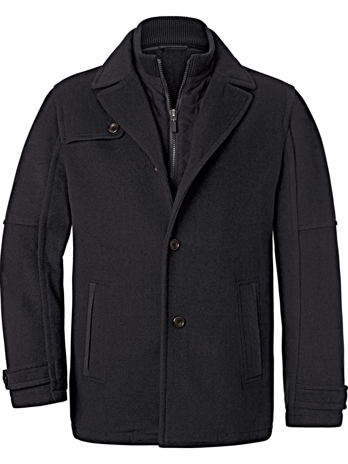 Jan Vanderstorm Langjacke »Jacke TJORVE«, (1 St.), mit abnehmbaren Stehkragen