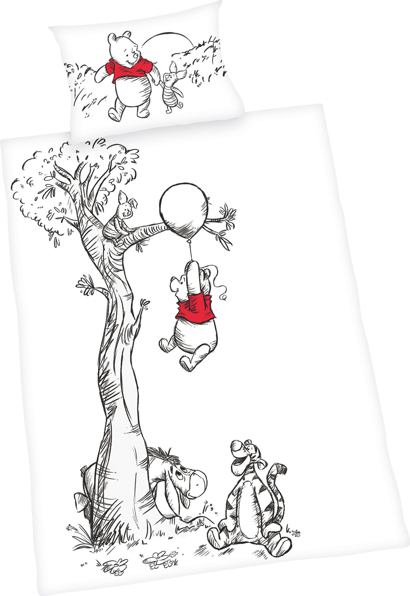 Disney Babybettwäsche »Disney´s Winnie Pooh«, mit liebevollem Motiv