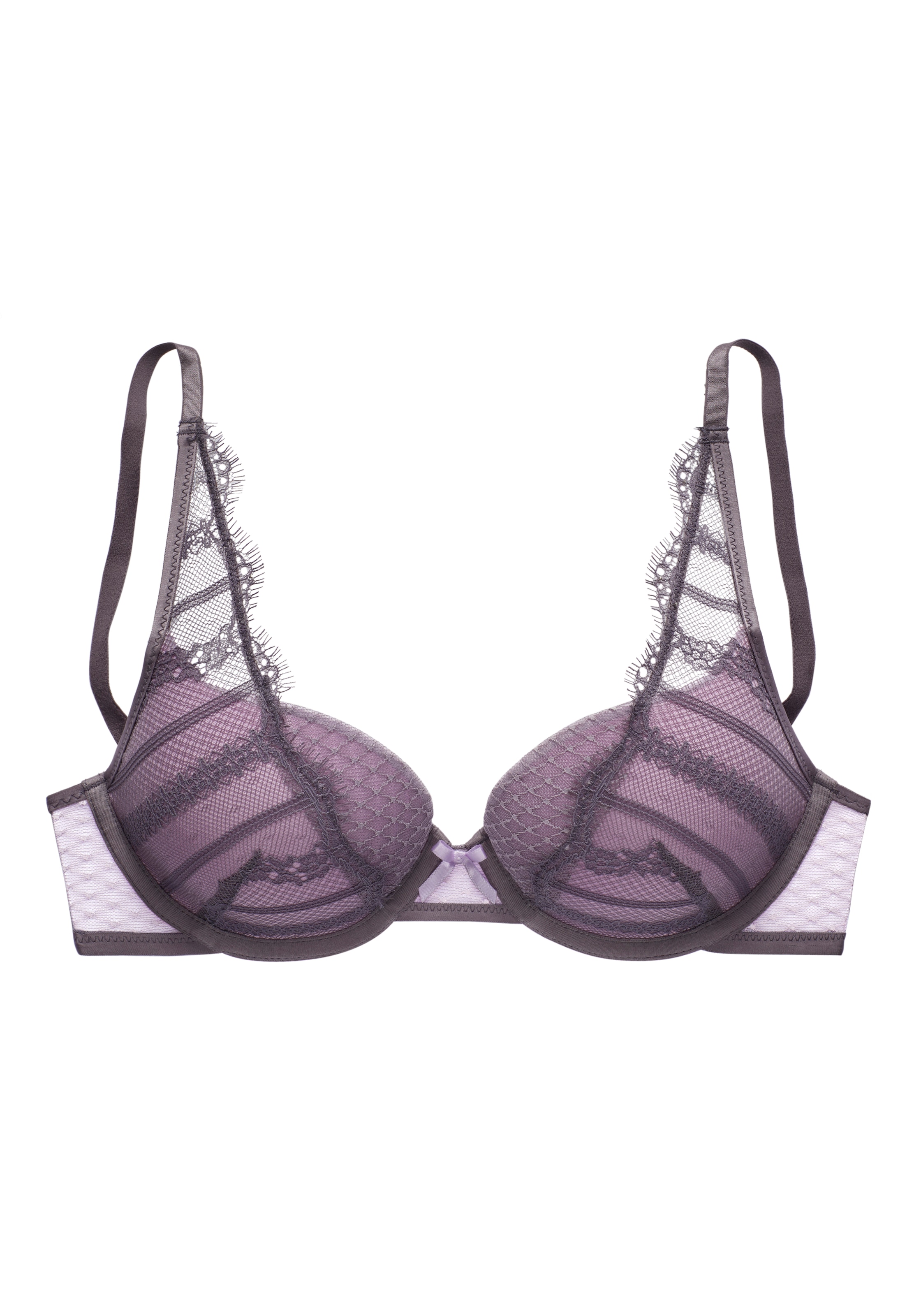 LASCANA Schalen-BH mit Bügel im High-Apex-Design aus Spitze, sexy Dessous