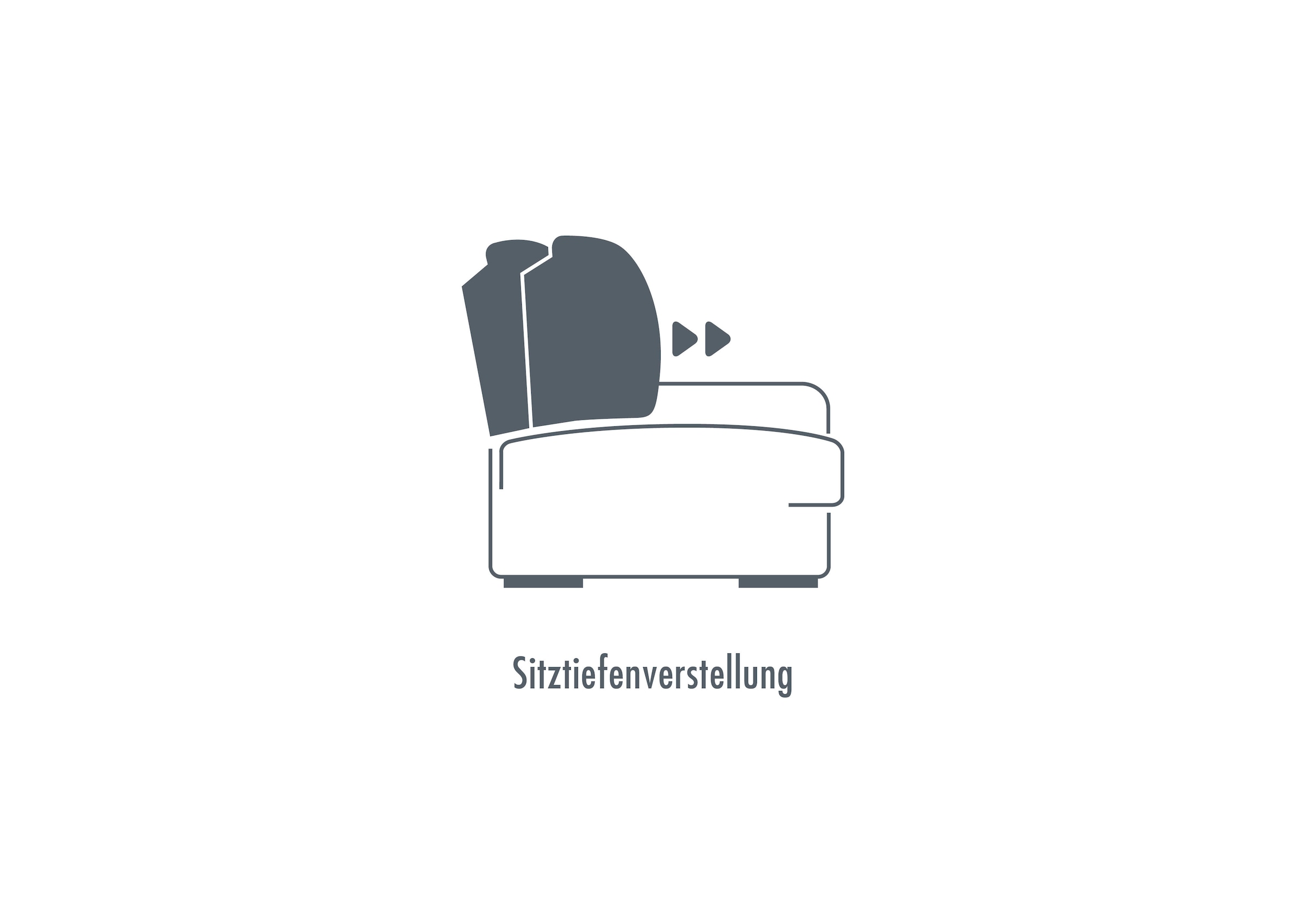 Die PlanBar Ecksofa »MP-IN17041 L-Form« mit Sitztiefenverstellung, optional Kopfteilverstellung & Bettfunktion