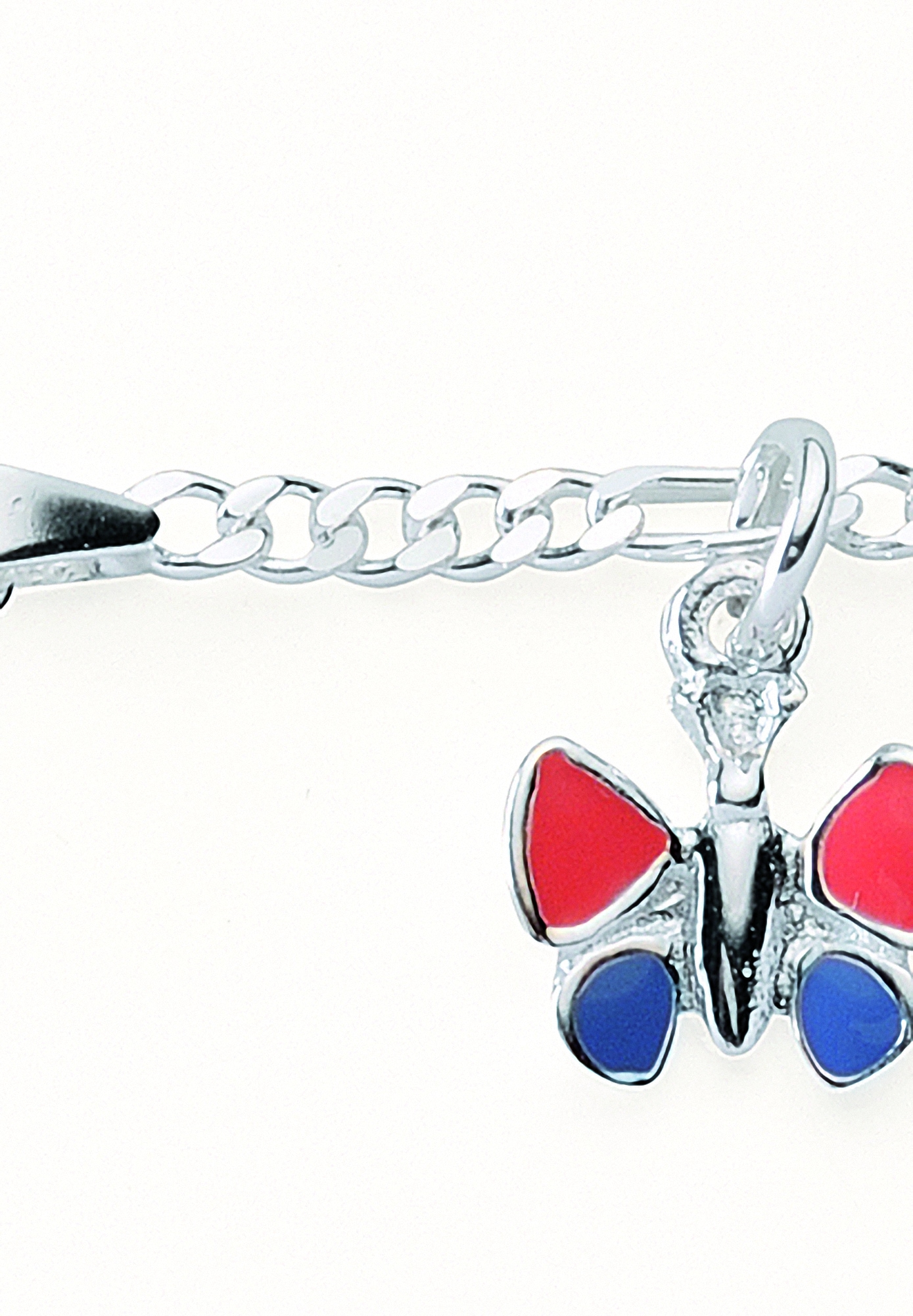 Adelia´s Silberarmband »925 Silber Figaro Armband 14 cm Ø 2 mm«