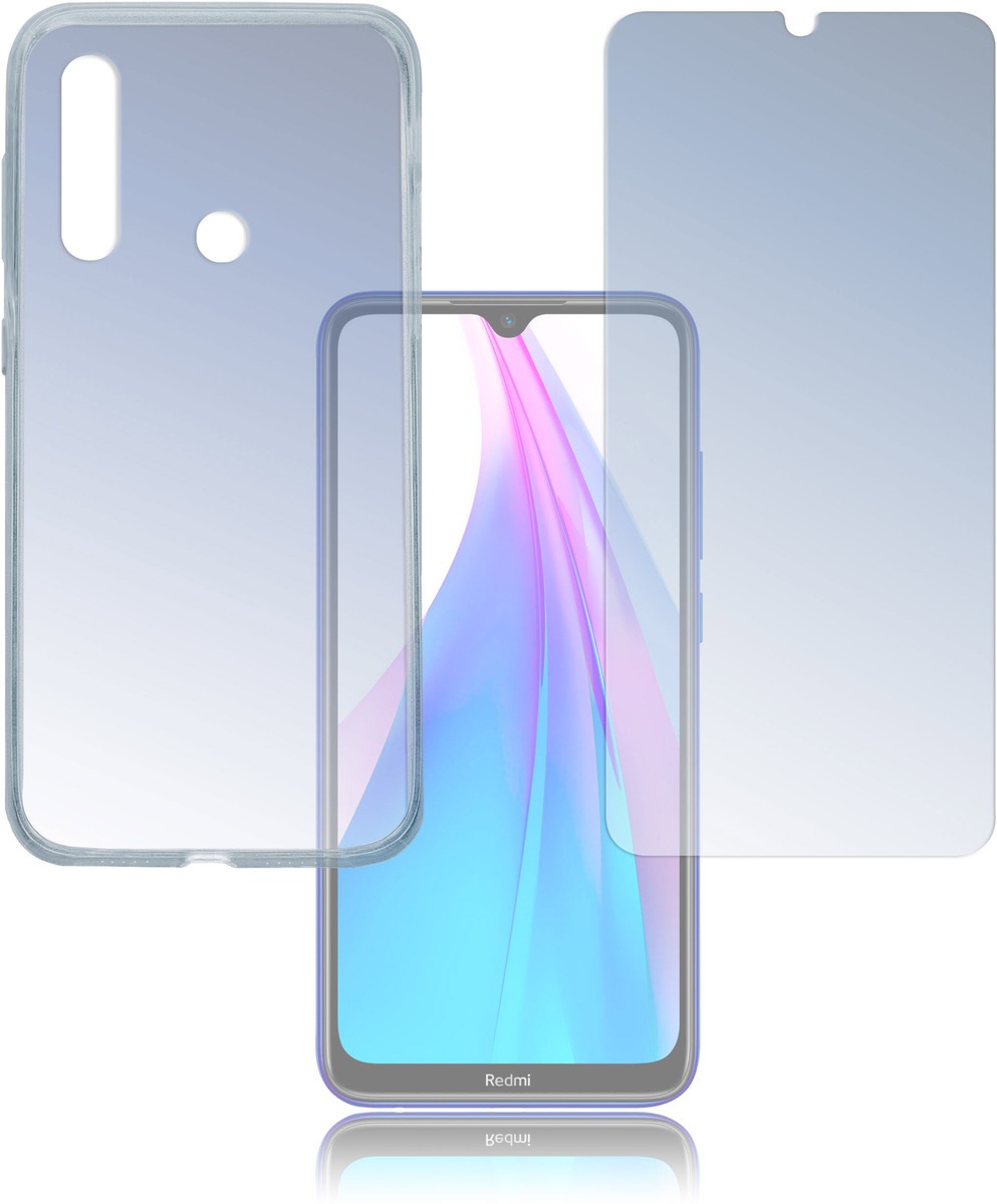 4smarts Handyhülle »360° Protection Set Xiaomi Redmi Note 8T«, Cover