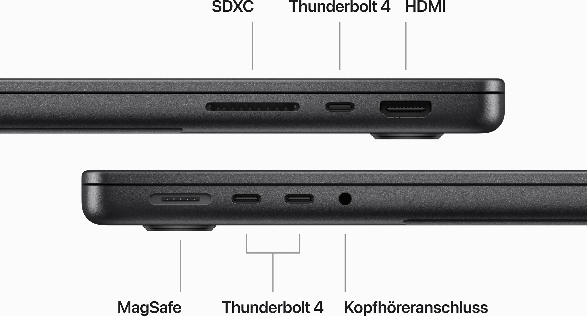 Apple Notebook »MacBook Pro 14" M3 Pro«, 35,97 cm, / 14,2 Zoll, Apple, M3 Pro, 18-Core GPU, 1000 GB SSD