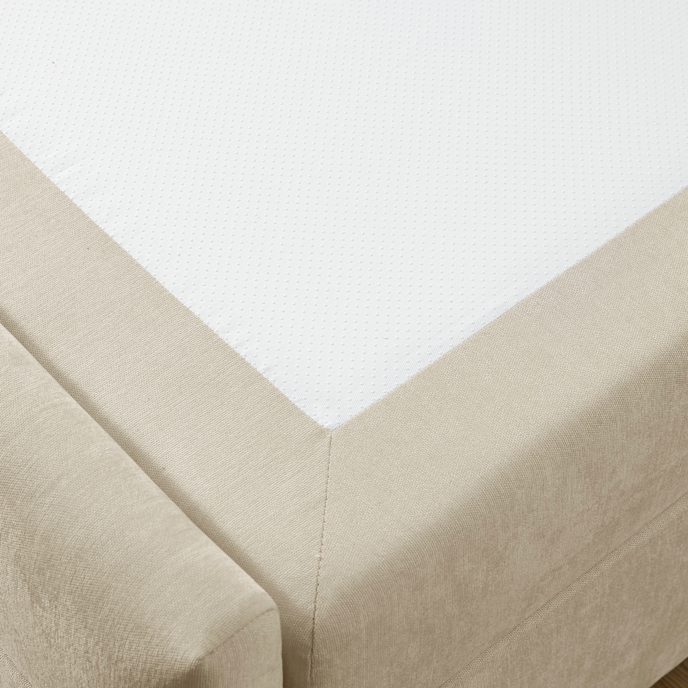 OTTO home Boxbett »LILIENNE, Polsterbett mit Bettkasten und Taschenfederkernmatratze H3« mit Kaltschaumtopper, Chenille-Bezug, 160x200 & 180x200 cm