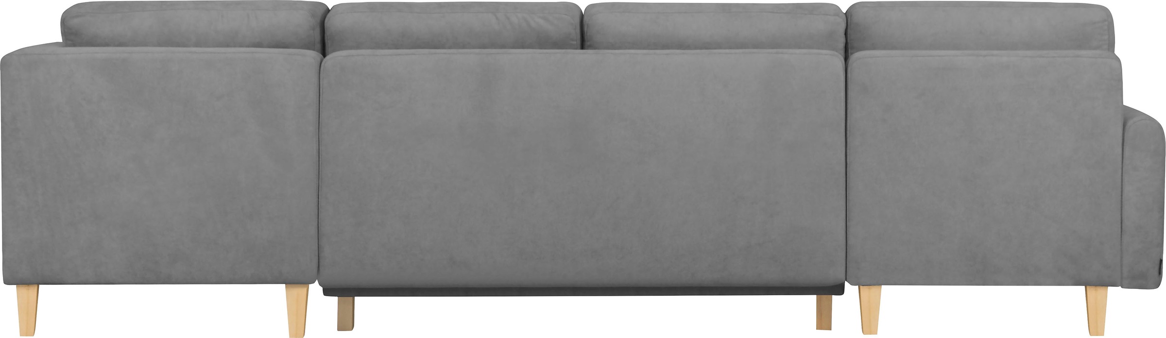 Home affaire Wohnlandschaft »TRIPLO U-Form wahlweise mit Schlaffunktion, B/T/H: 310/192/90 cm«, Schlafsofa, auch mit Bettkasten, Steppung im Rückenkissen