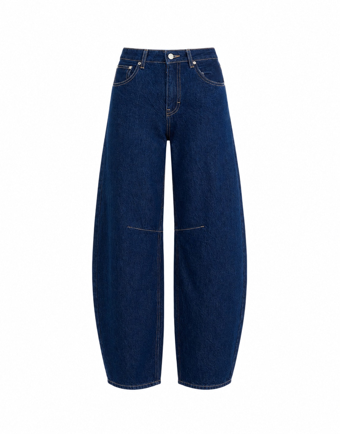 TOPSHOP Weite Jeans »TSBARREL HR DENIM JEANS DB NOOS« Baumwolle, Barrel Fit, high waist