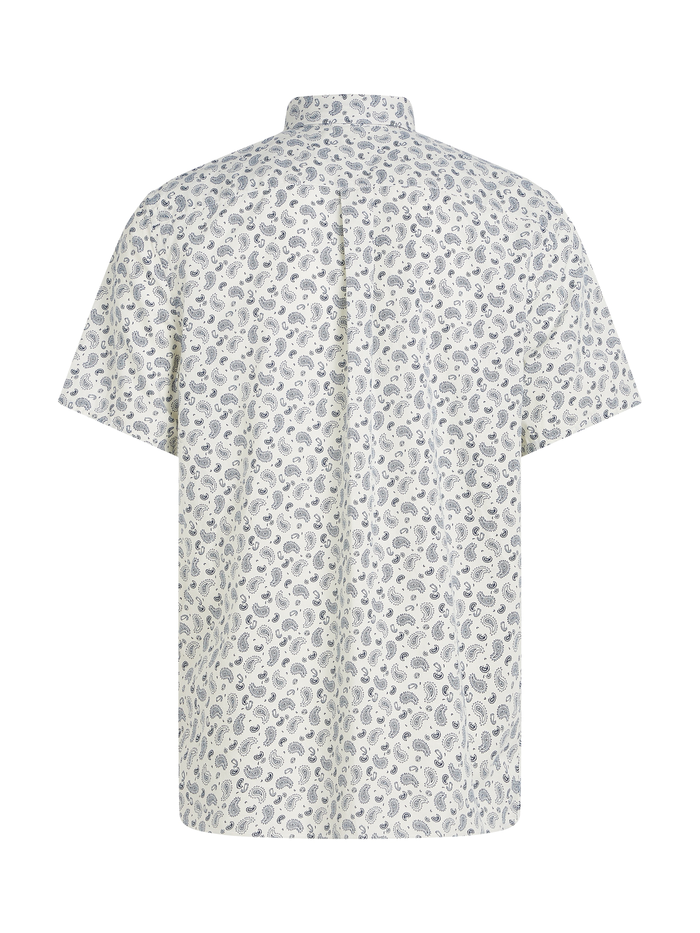 Tommy Hilfiger Kurzarmhemd »COTTON LINEN PAISLEY RF SS SHIRT«