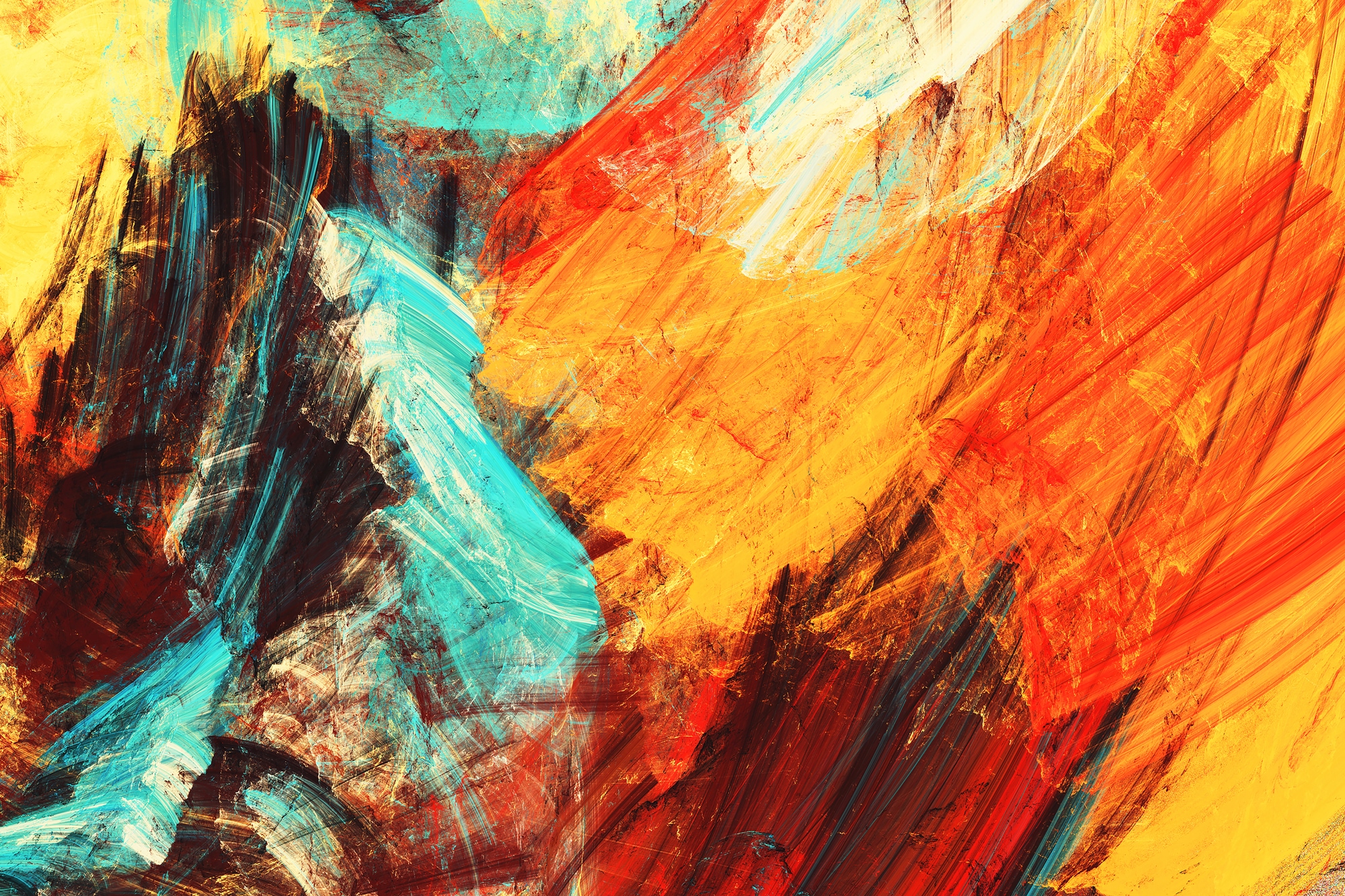 queence Leinwandbild "Colorful"