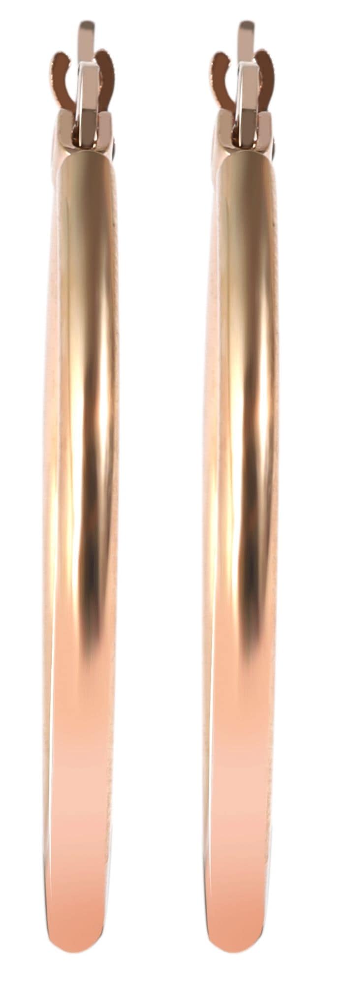 Adelia´s Paar Creolen »Damen Ohrringe ¿ Creole aus Edelstahl«