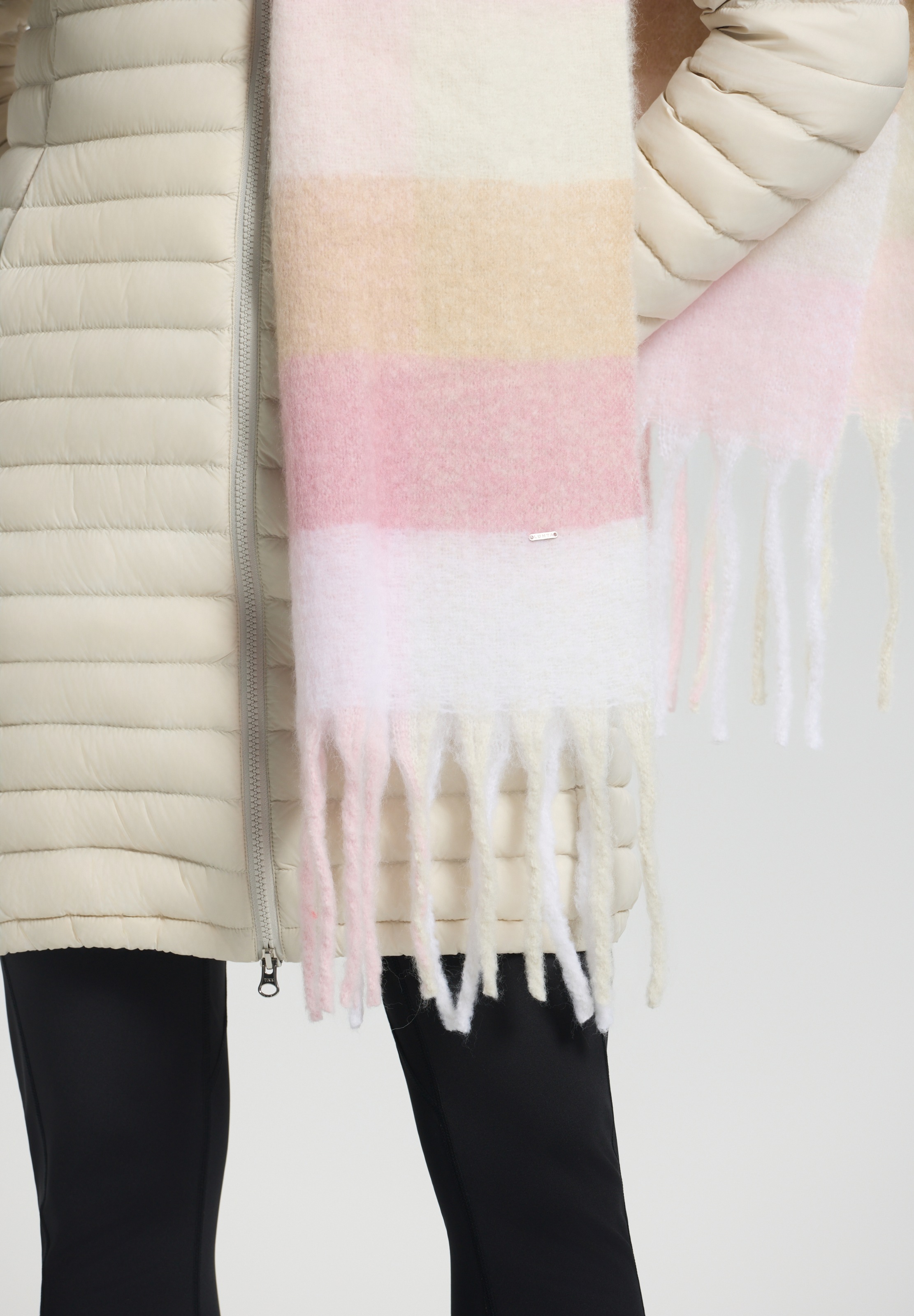 Luhta Schal »LUHTA NAANJOKI« für Erwachsene, mit Fransen, mit Logo-Label