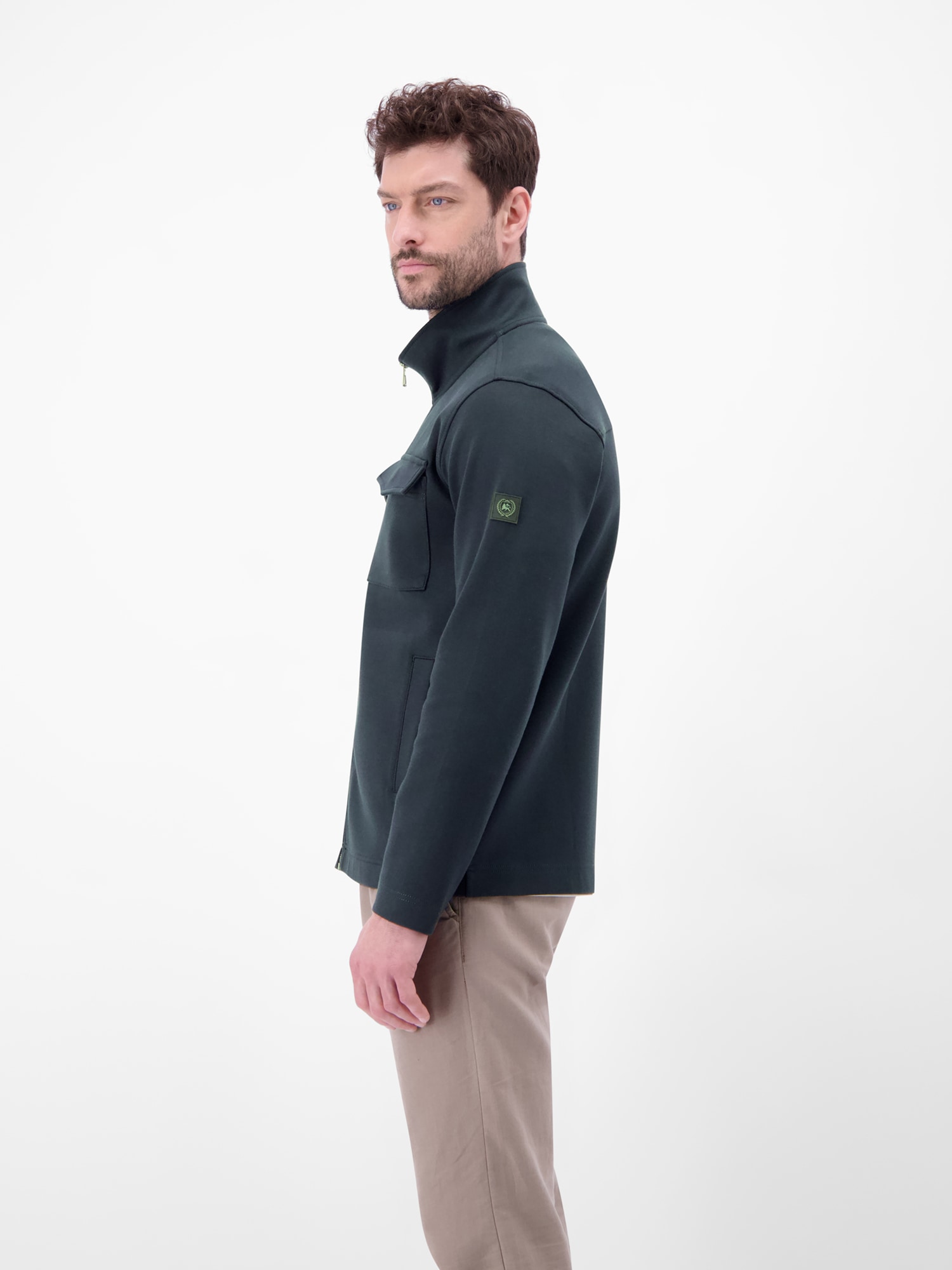 LERROS Sweatjacke »Sweatjacke mit Brusttaschen«