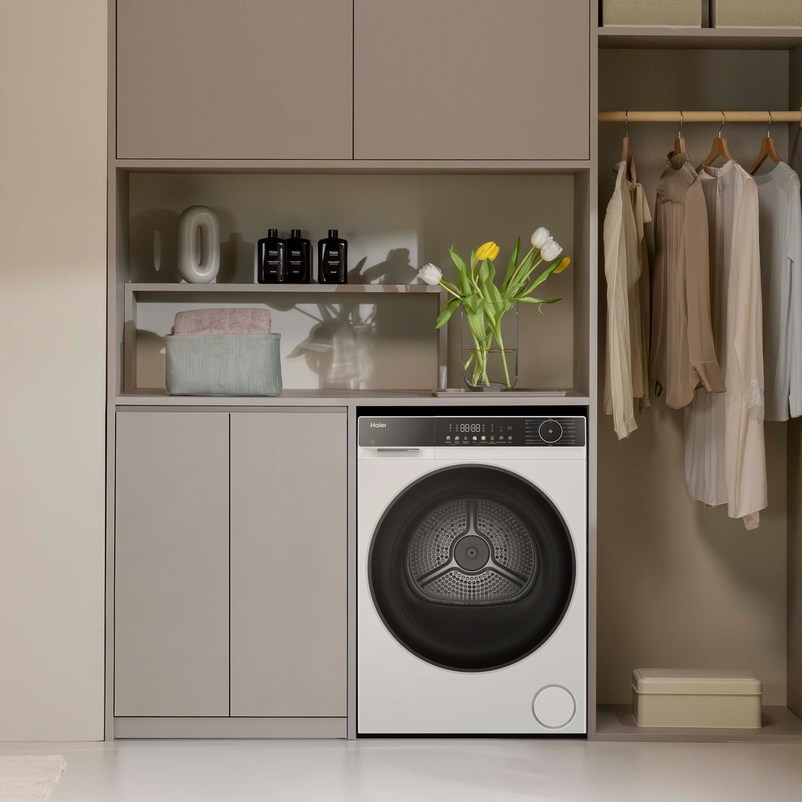 Haier Wärmepumpentrockner »HD90-C657BU1« G5 Serie Smart AI Automatikprogramm & Wi-Fi