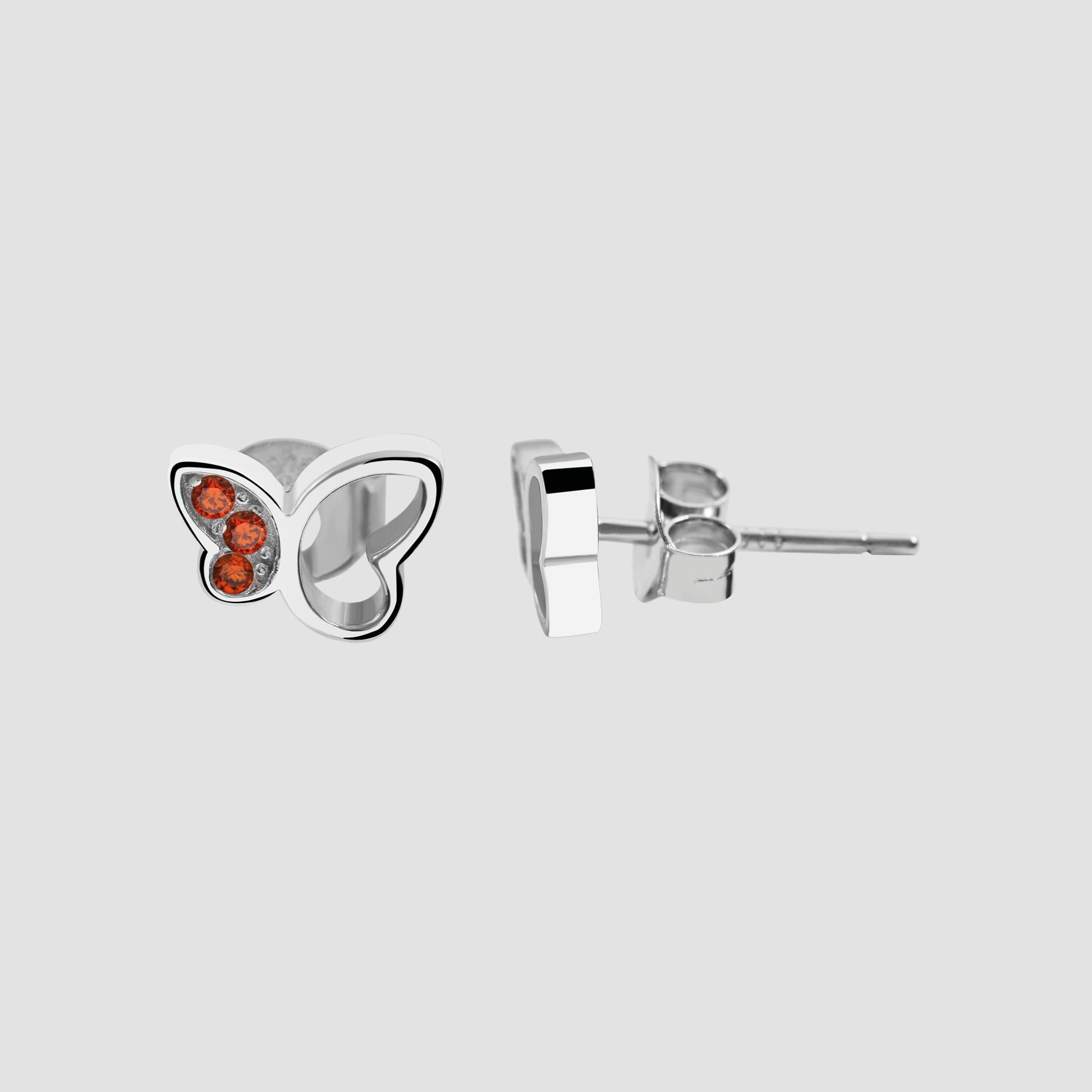 Adelia´s Paar Ohrstecker »Mädchen Ohrringe ¿ Ohrstecker aus 925 Silber mit Zirkonia«