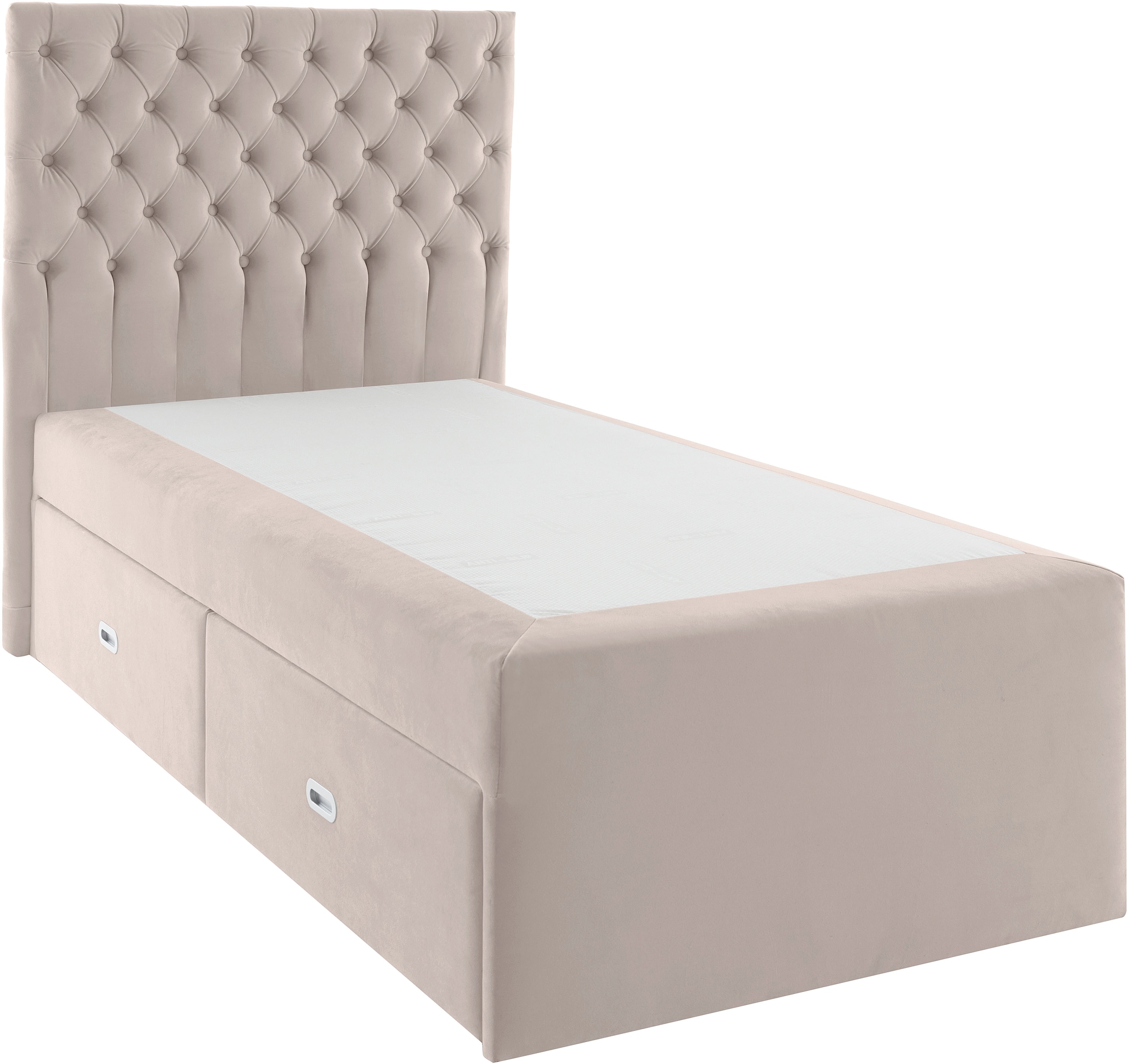 Home affaire Bett »Boxbett Alvi mit Schubladen, Taschen-Federkernmatratze« wahlweise Härtegrad der Matratze H2/H3/H4