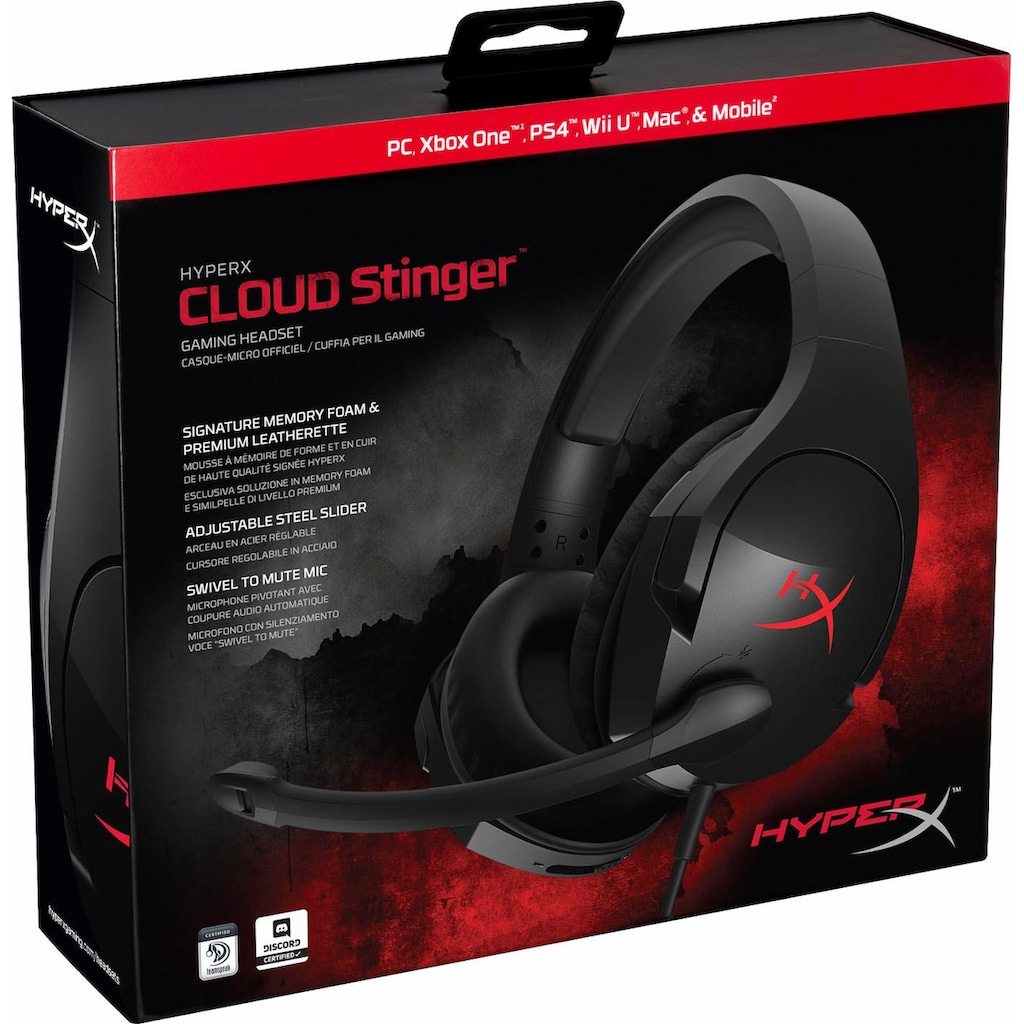 HyperX Gaming-Headset »Cloud Stinger«, Rauschunterdrückung