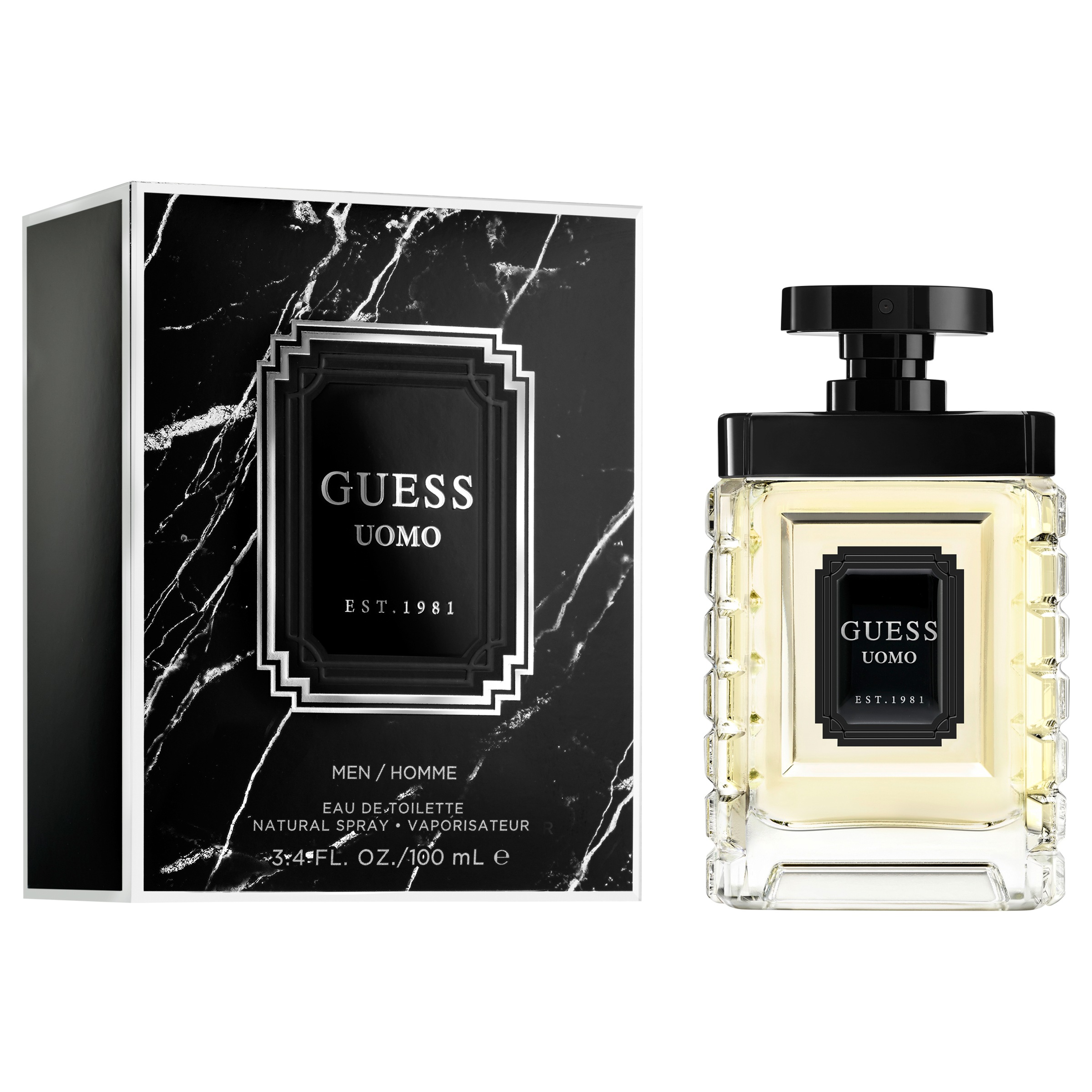 Guess Eau de Toilette »UOMO EDT« 1 mit Amber-Fougere-Duft