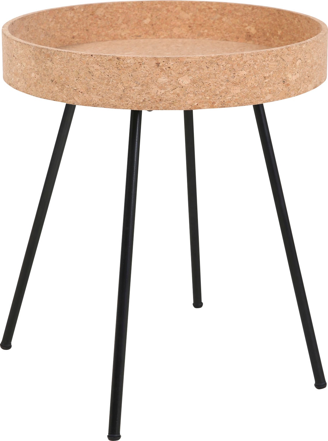 Home affaire Beistelltisch, (Set, 2 St.), Tischplatten aus Kork