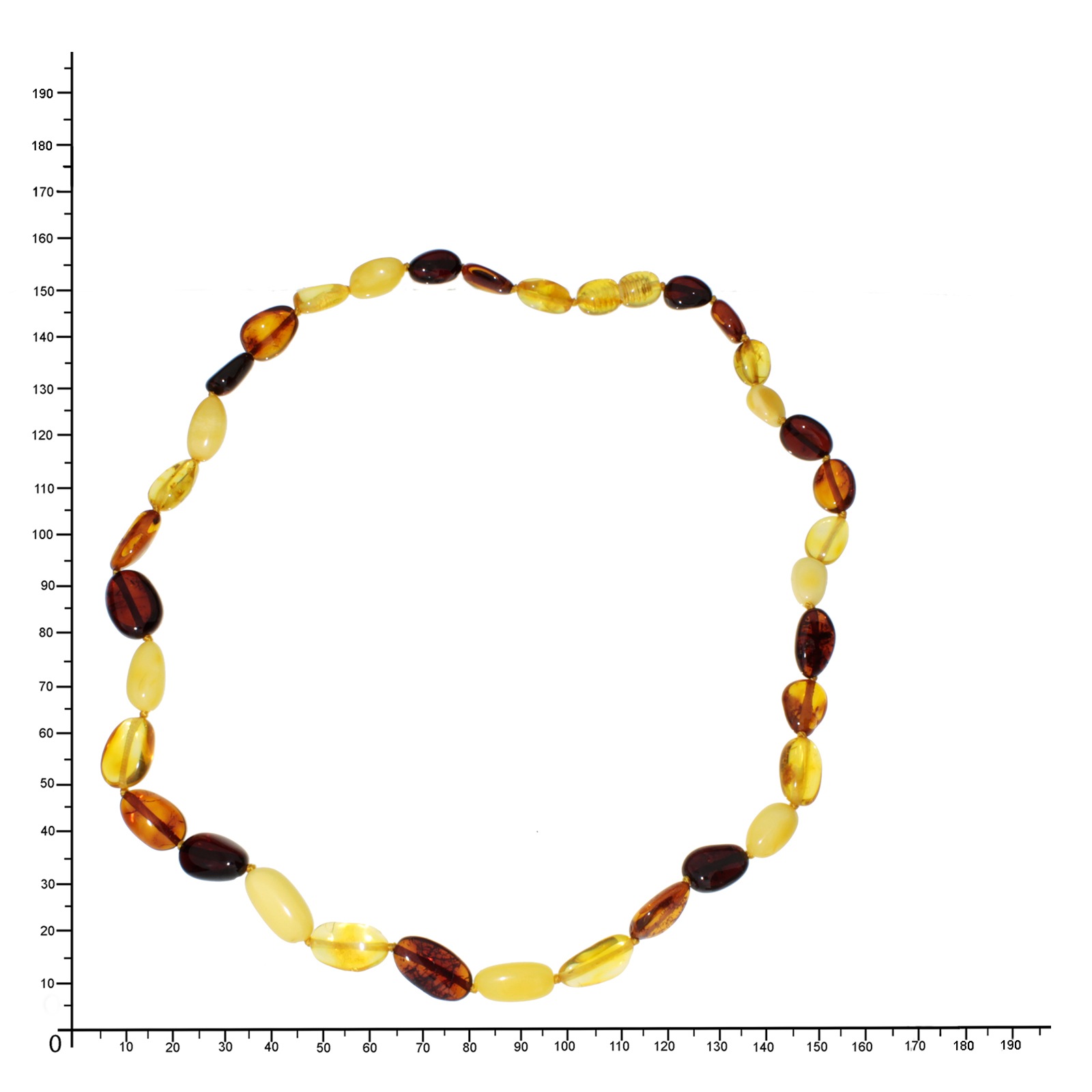 OSTSEE-SCHMUCK Kette ohne Anhänger »- Tova - Bernstein -,«