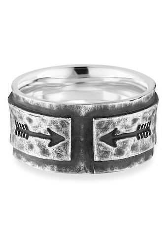CAÏ Fingerring »925/- Sterling Silber rhodiniert matt Pfeile«, Ring kaufen