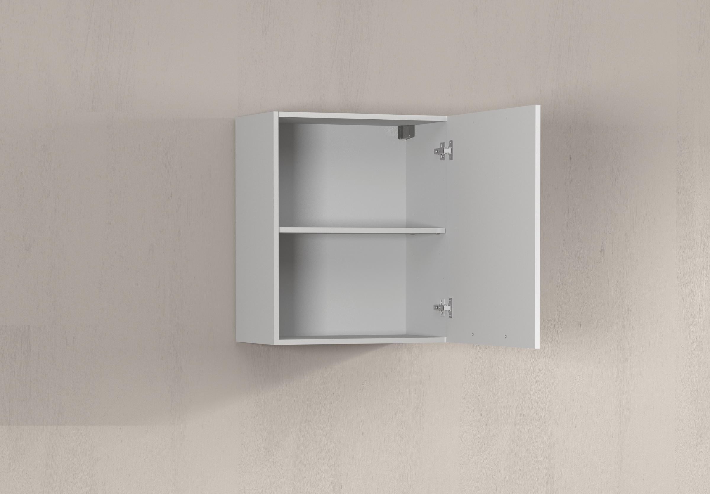 KOCHSTATION Hängeschrank »Luna, Oberschrank,  Küchenhängeschrank, Made in Italy« B/T/H: 60×35×71 cm, zusätzlicher Stauraum über der Arbeitsfläche