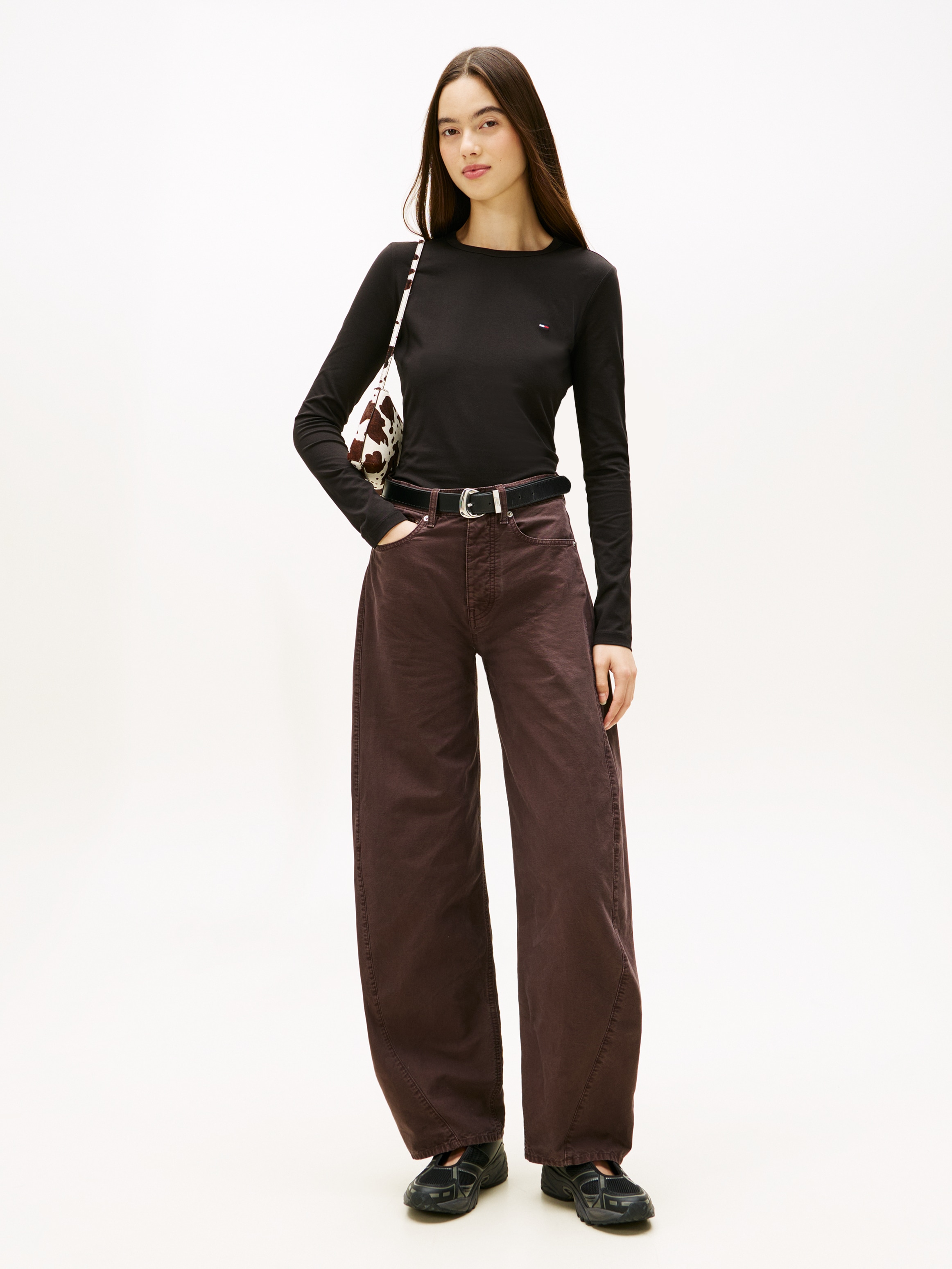 Tommy Jeans Langarmshirt »TJW SLIM JERSEY LS TEE«