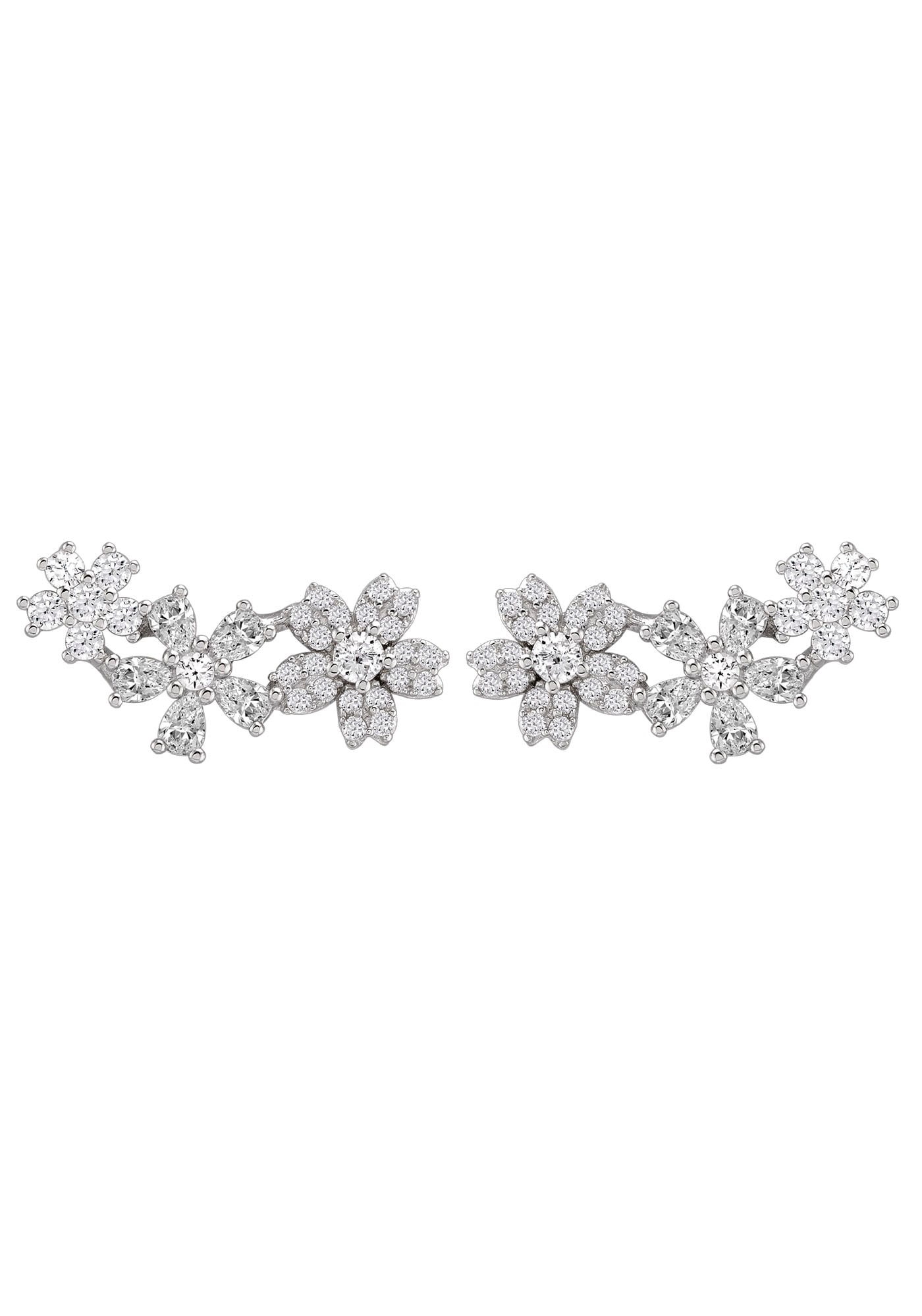 UNIKE JEWELLERY Paar Ohrstecker »MIX&MATCH FLOWER BLUMEN, UK.BR.1205.0024«, mit Zirkonia (synth.)