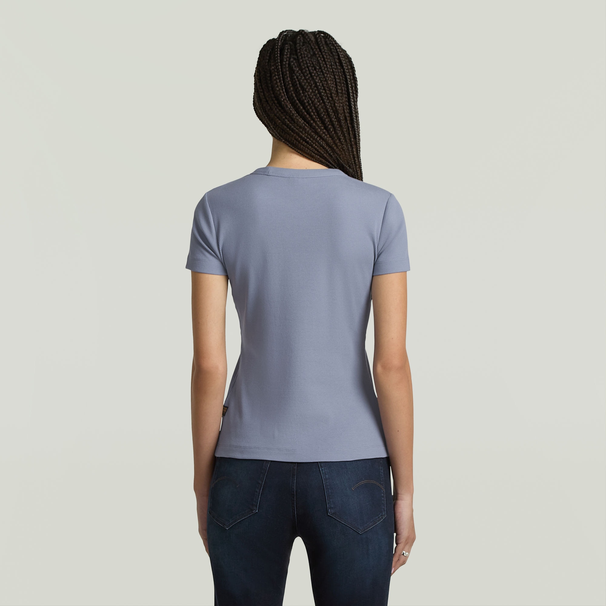 G-STAR T-Shirt »Rib Cap Sleeve«, aus Rippjersey