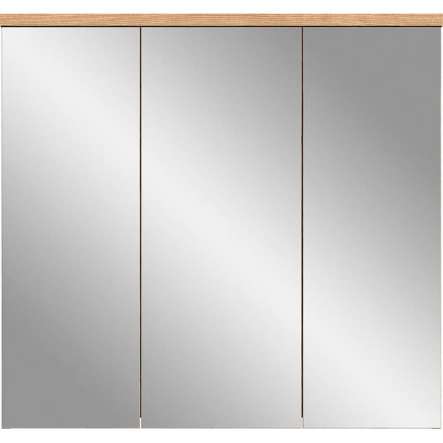 welltime Badezimmerspiegelschrank »Dolo«, (1 St.), Badmöbel, 3  Spiegeltüren, Breite 80 cm bei OTTO