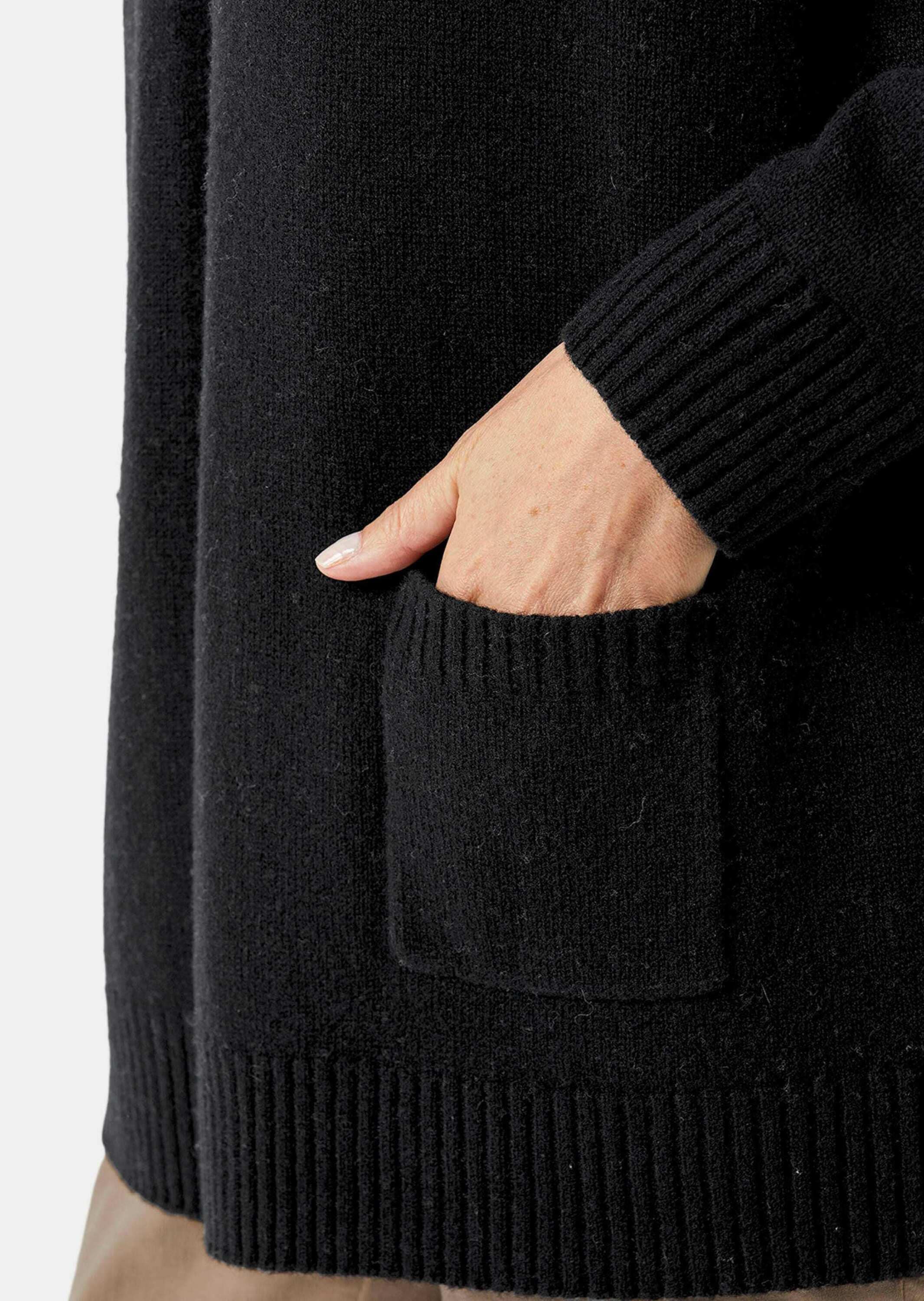 GOLDNER Strickjacke »Langarm Cardigan aus Merino«