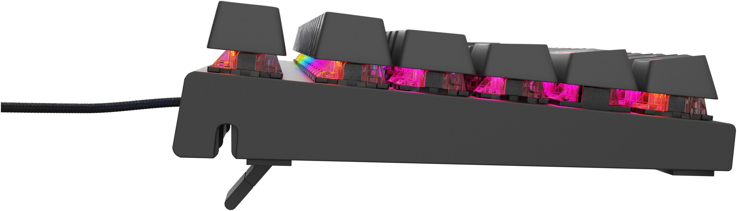 Genesis Gaming-Tastatur »THOR 303 TKL«, (Antirutsch-Füße-USB-Anschluss-Funktionstasten-Profil-Speicher-Windows-Sperrtaste-Multimedia-Tasten-Makrotasten)
