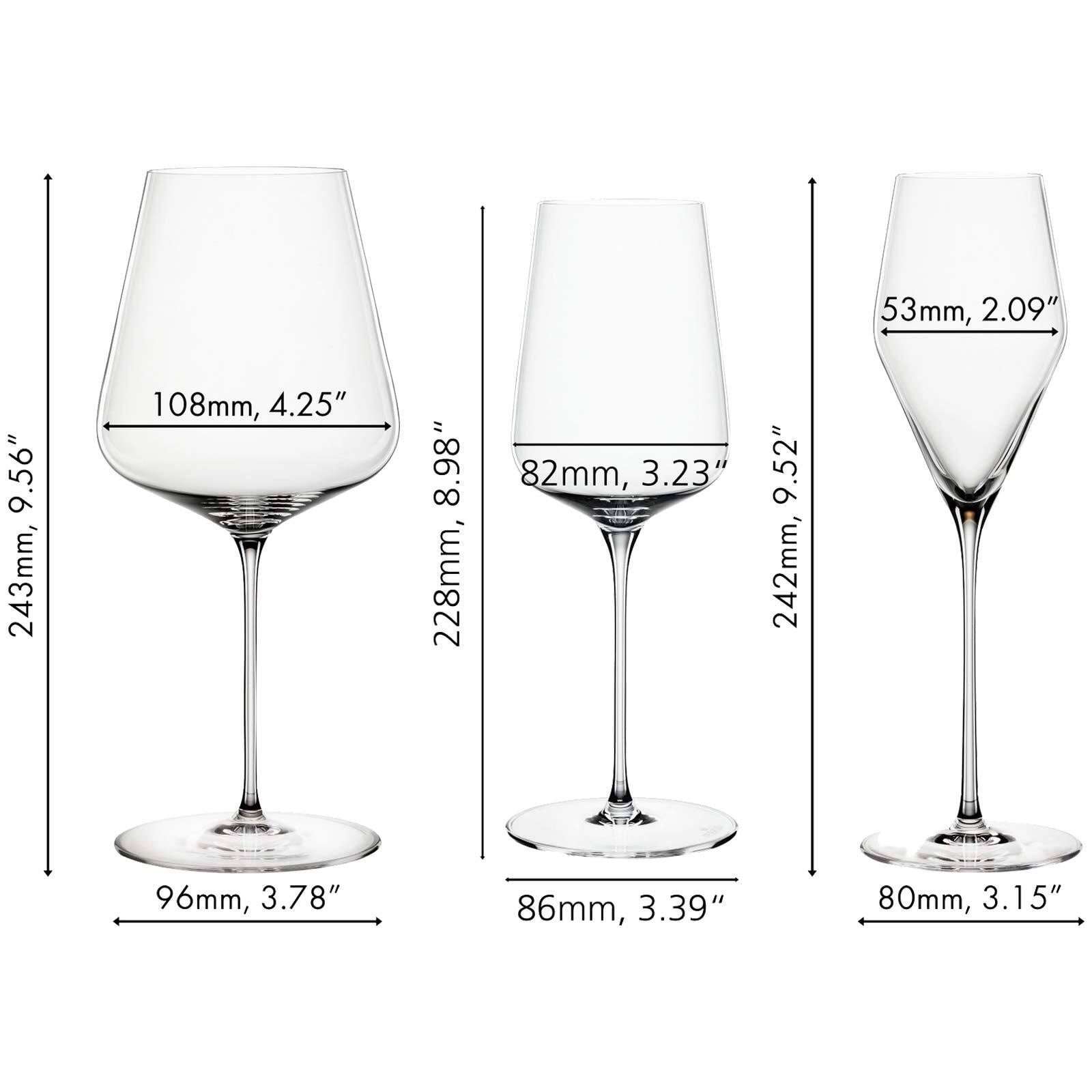 SPIEGELAU Gläser-Set »Gläserset inkl. 2 Poliertücher Definition 12er Set transparent« Spülmaschinengeeignet