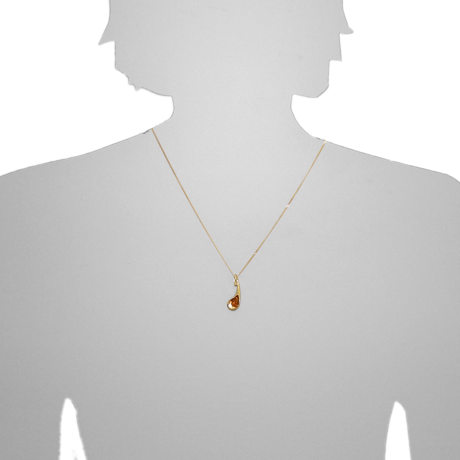 OSTSEE-SCHMUCK Kettenanhänger »- Jeanne - Gold 375/000 - Bernstein«