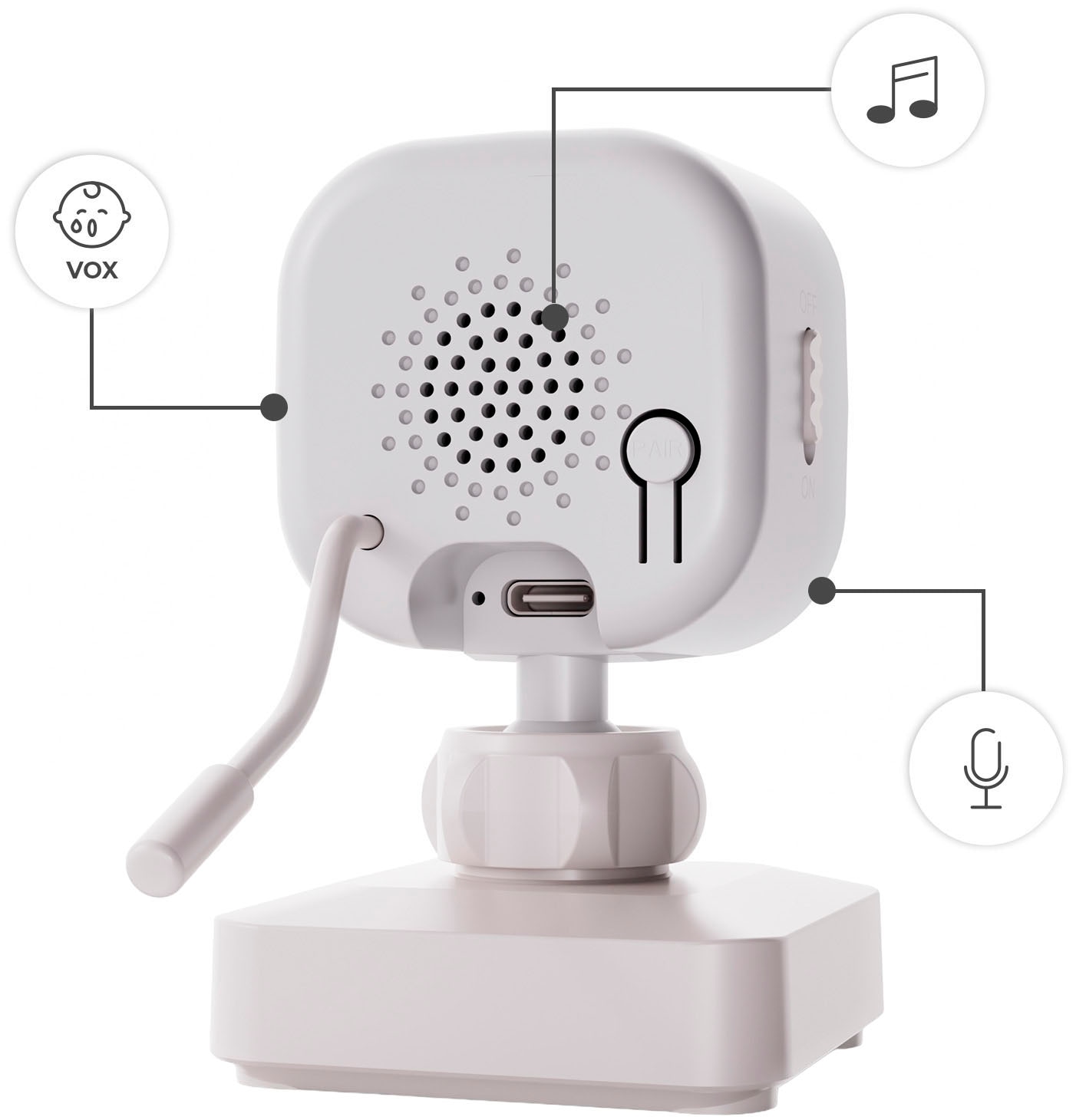 Kinderkraft Video-Babyphone »NITEEYE TRAVEL« Set, 2 tlg.