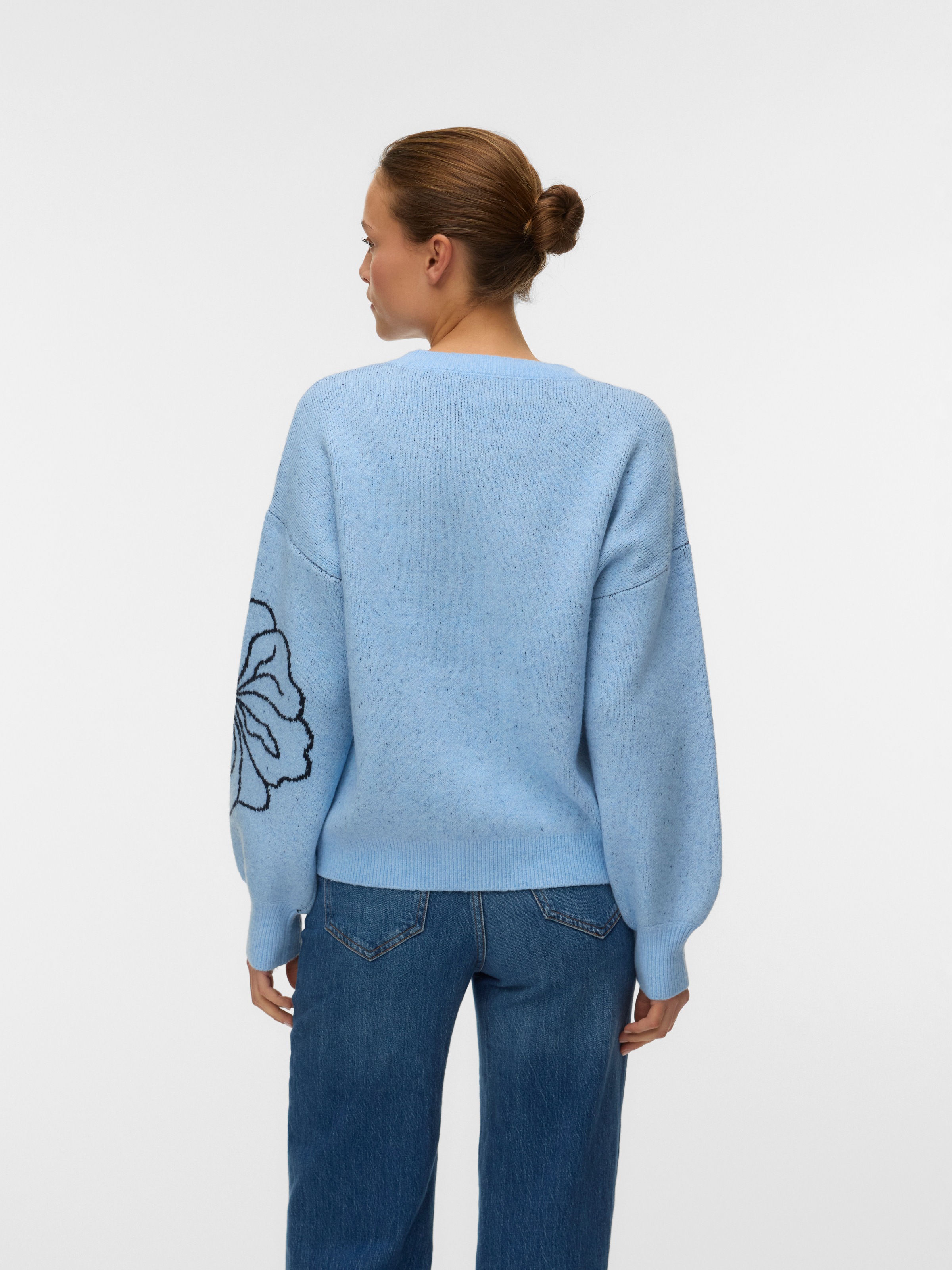 Vero Moda Strickpullover »AWHEART LS O-NECK KNIT NOOS«