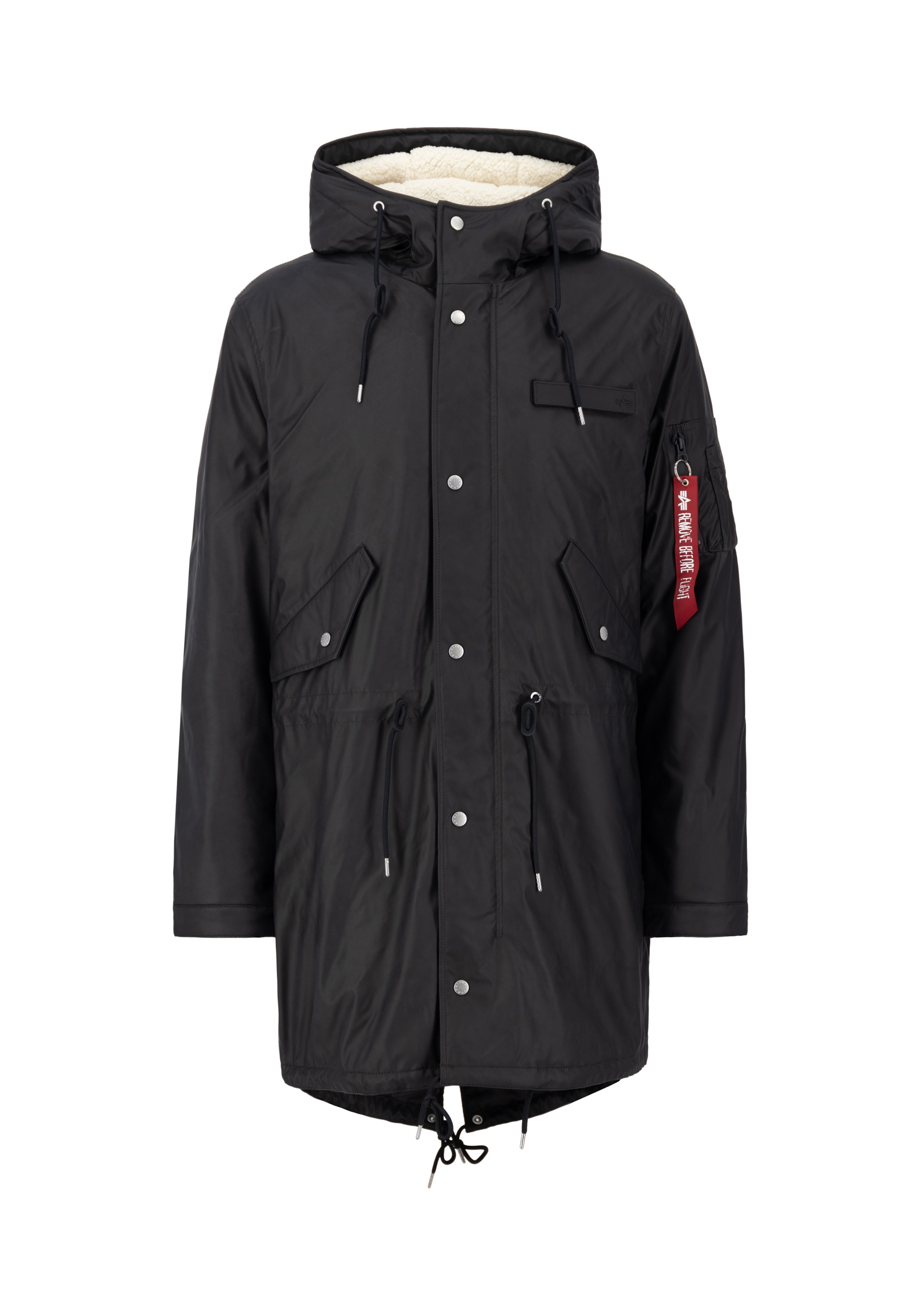 Alpha Industries Herren Regen- und Matschjacke »Raincoat TL« in schwarz, Größe 3XL
