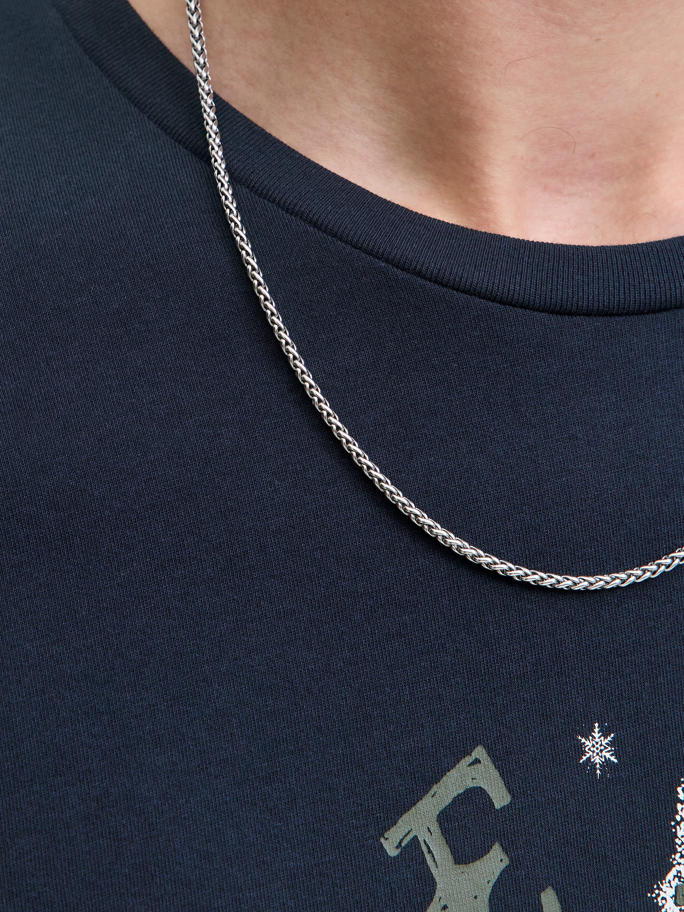 Jack & Jones Kurzarmshirt »JJNOEL XMAS TEE SS CREW NECK«