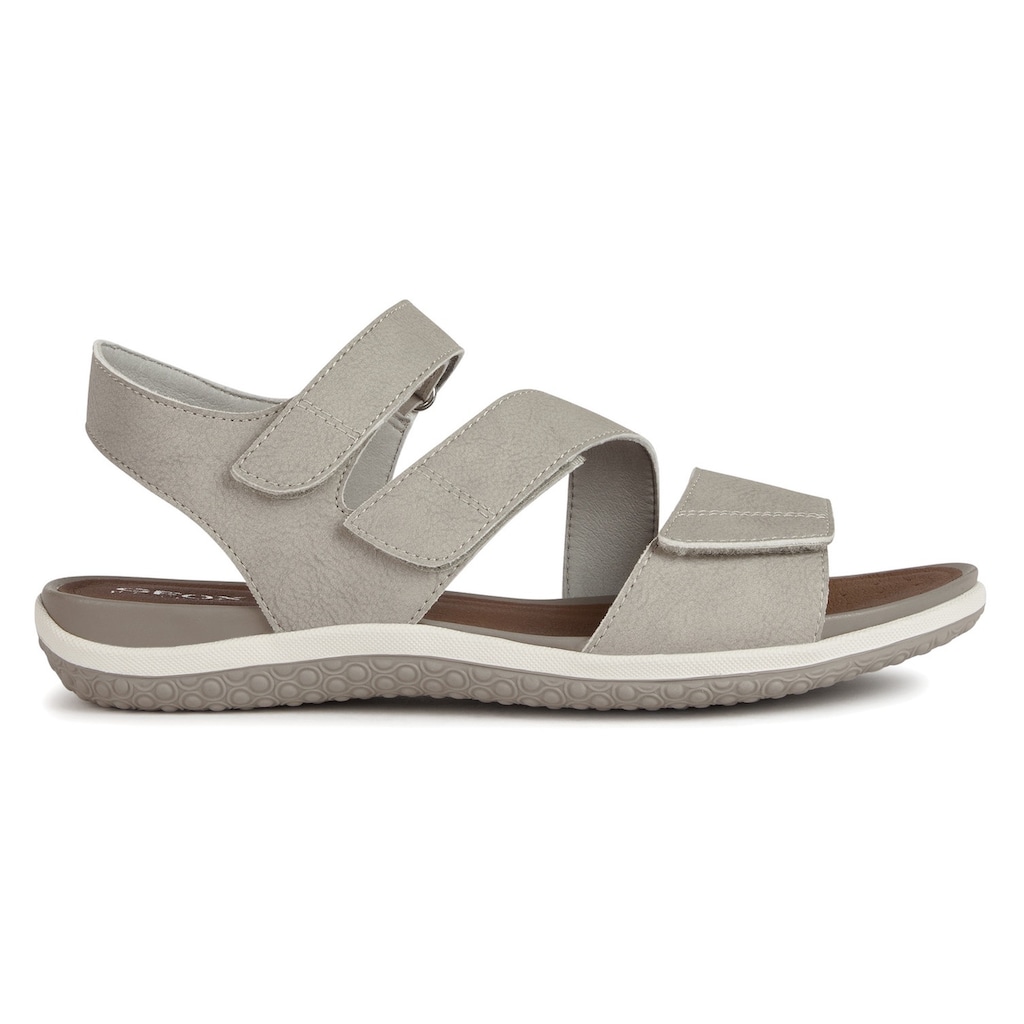 Geox Sandale »D SANDAL VEGA«, Sommerschuh, Sandalette, Klettschuh, mit Klettverschlüssen