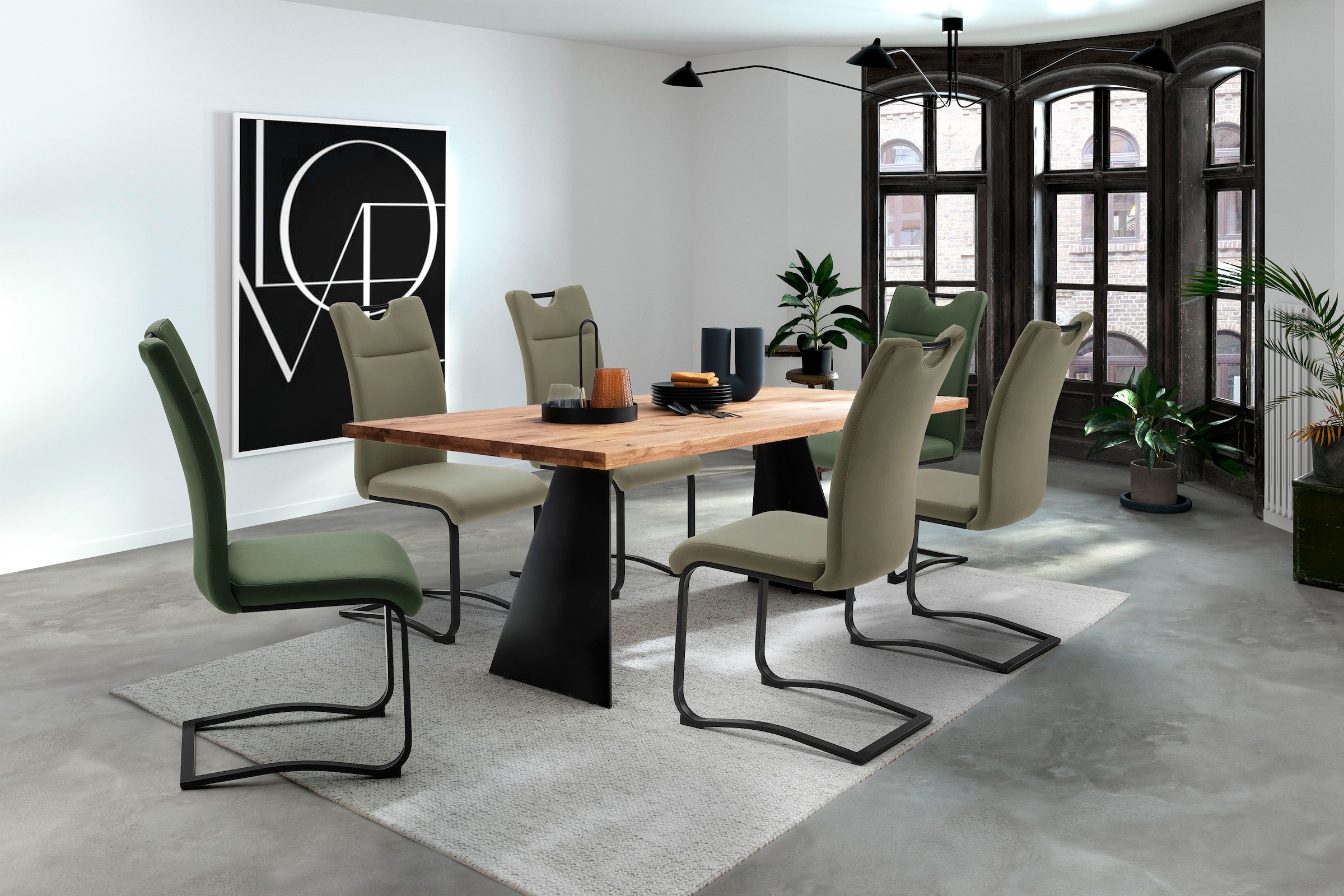 MCA furniture Esstisch »Goa«, Massivholz kaufen Tisch, online FSC-Zertifiziert Esstisch Wildeiche Massiv in
