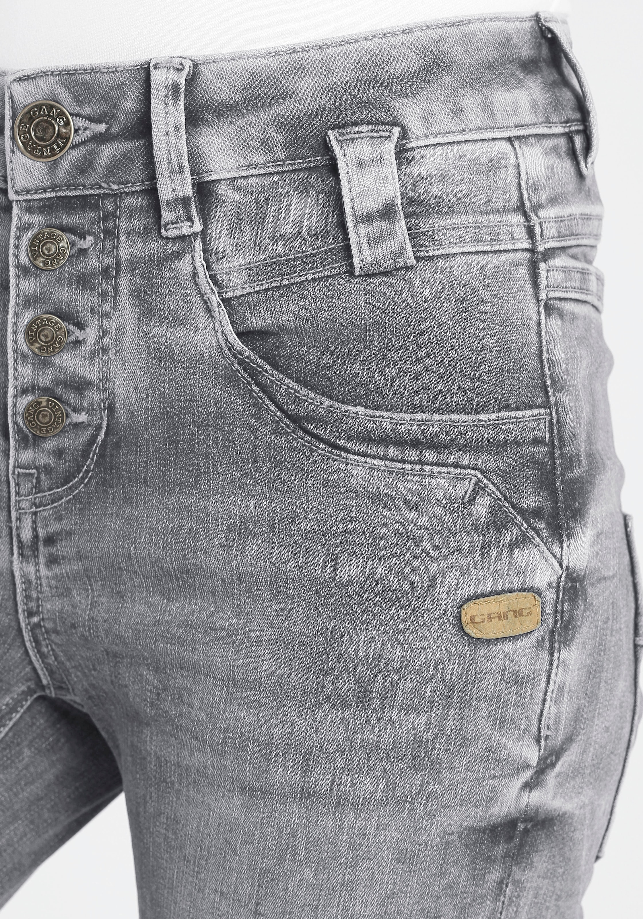 GANG Slim-fit-Jeans »94CARLI«, mit offener Knopfleiste