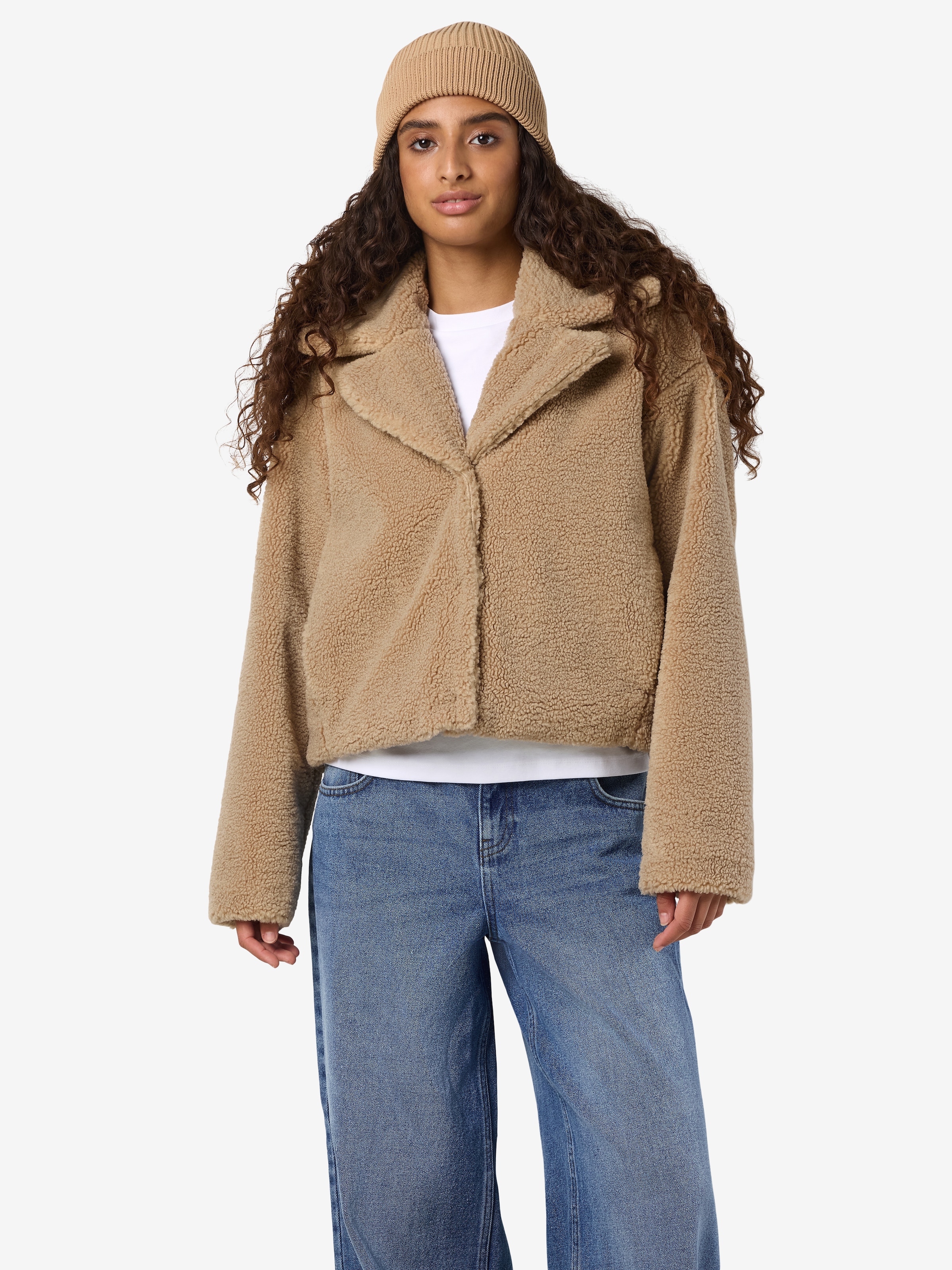 Noisy may Plüschjacke »NMNATI CROP TEDDY JACKET FWD NOOS«
