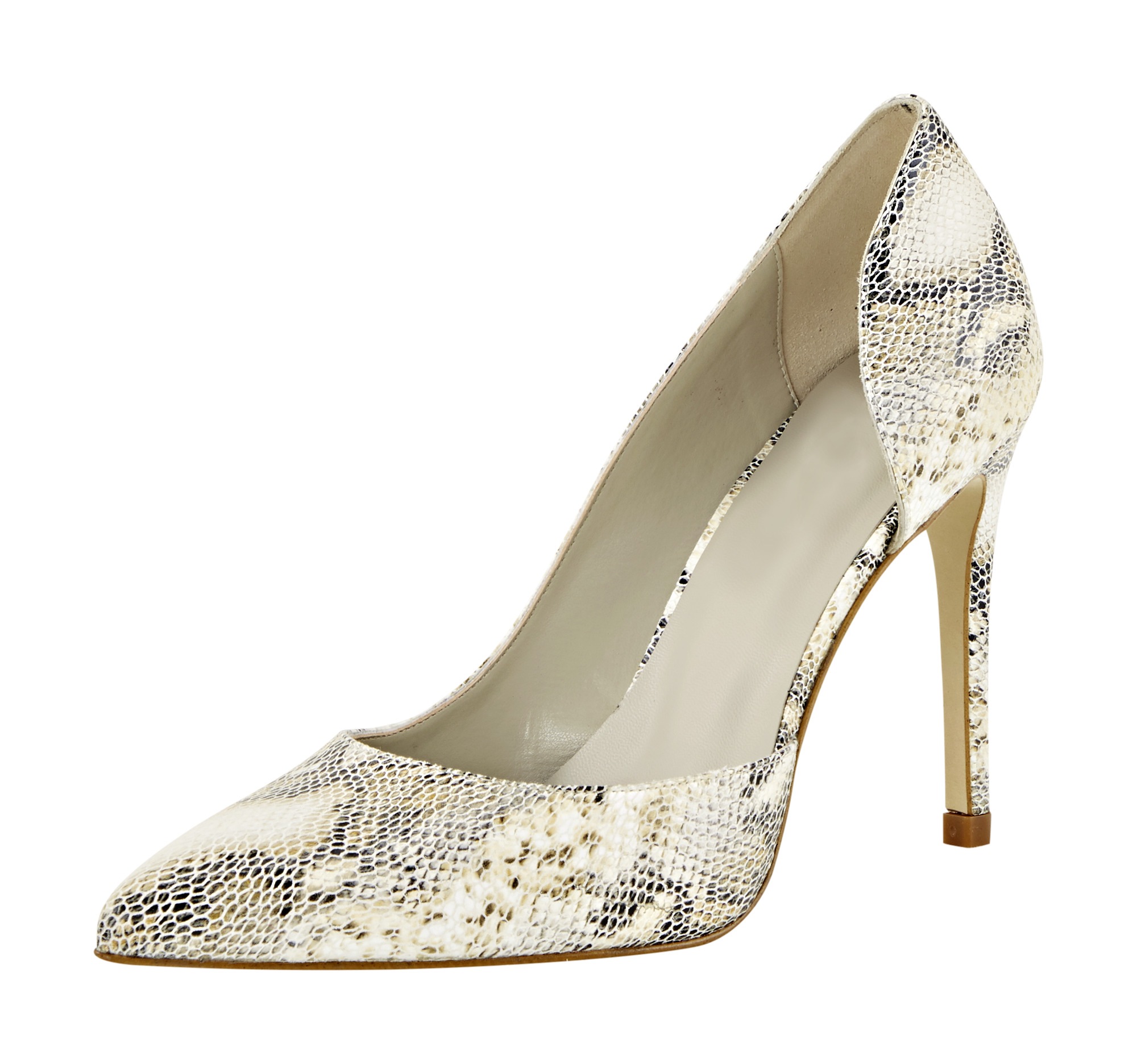 Pumps in Snake-Optik