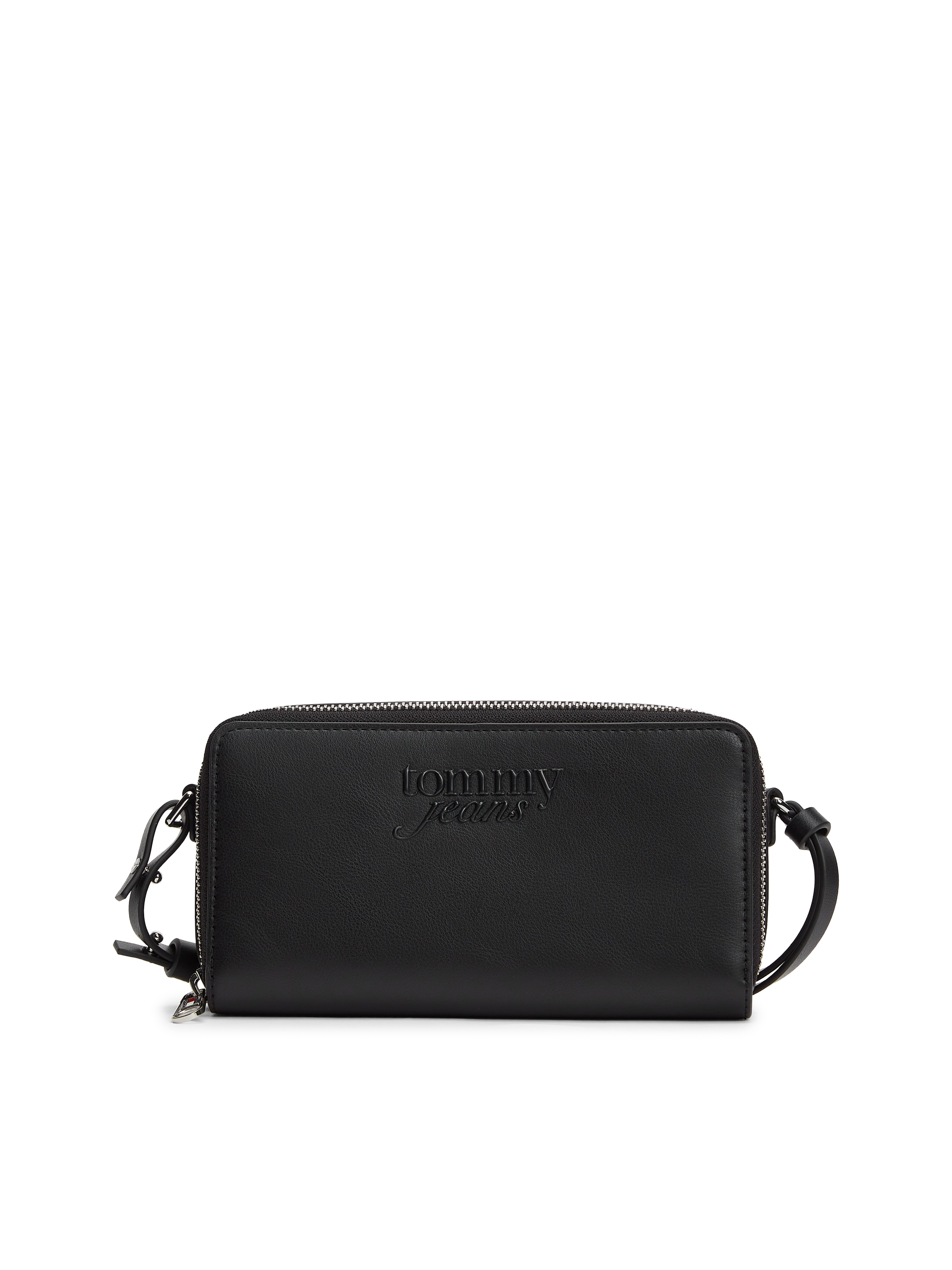 Tommy Jeans Geldbörse »TJW MUST PURSE WALLET LARGE ZA« Damen Geldbeutel, Portemonnaie mit verstellbarem Trageriemen