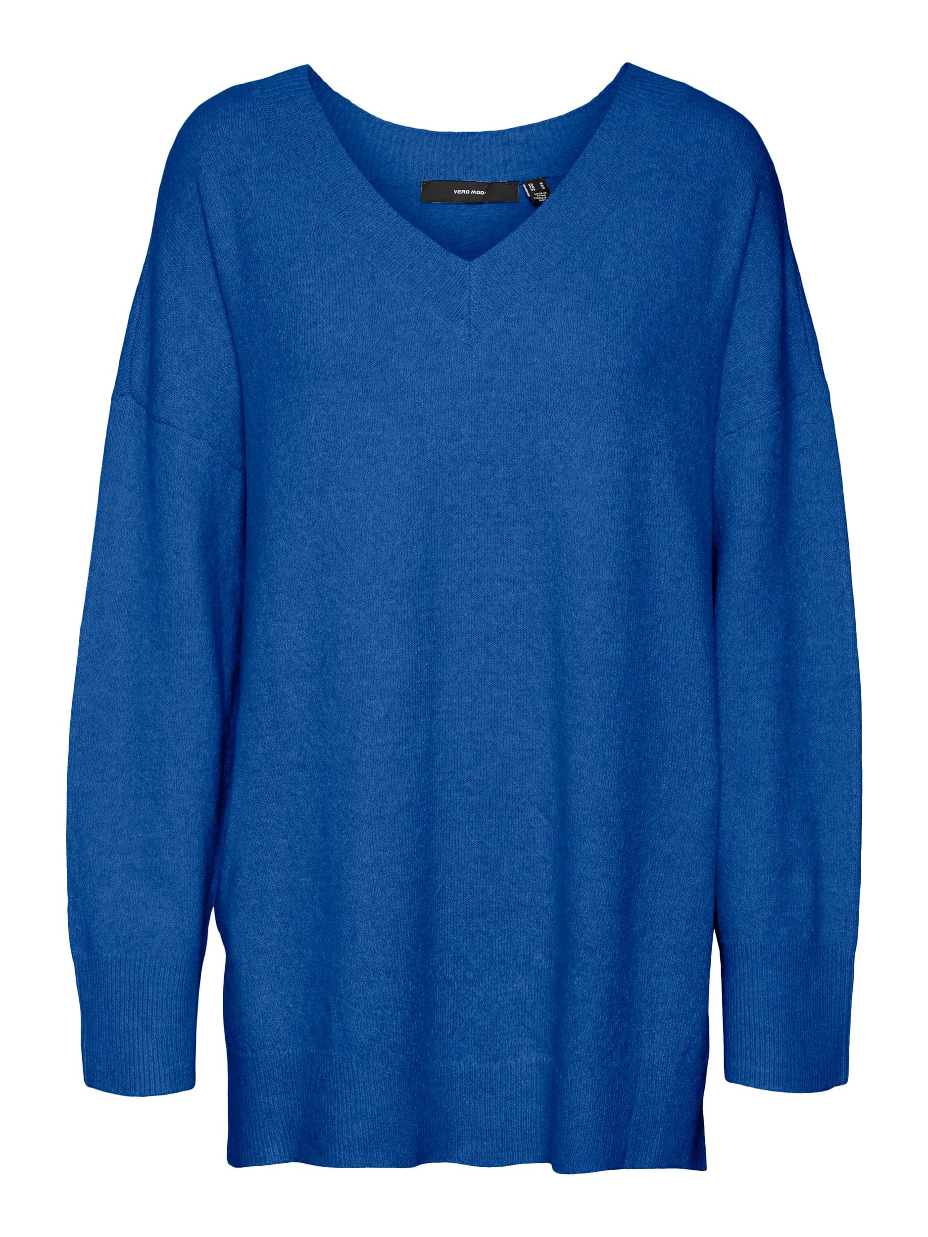 Vero Moda V-Ausschnitt-Pullover »VMDOFFY LS LONG V-NECK PULLOVER GA BOO«