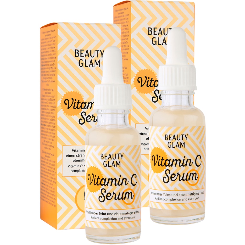 BEAUTY GLAM Gesichtspflege-Set »Vitamin C Serum«, (2 tlg.)