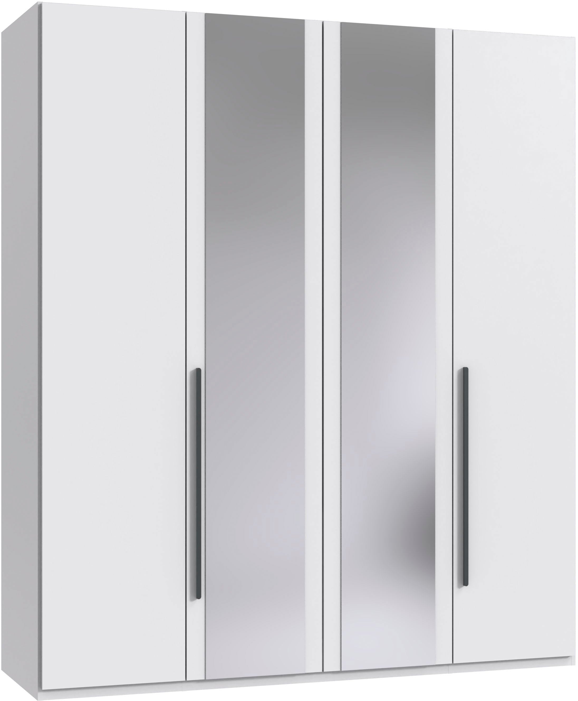 Wimex Drehtürenschrank »London in den Breiten 180cm, 225cm und 270cm erhältlich, inkl. Spiegel« Kleiderschrank wahlweise mit Basic- o. Premium-Ausstattung erhältlich