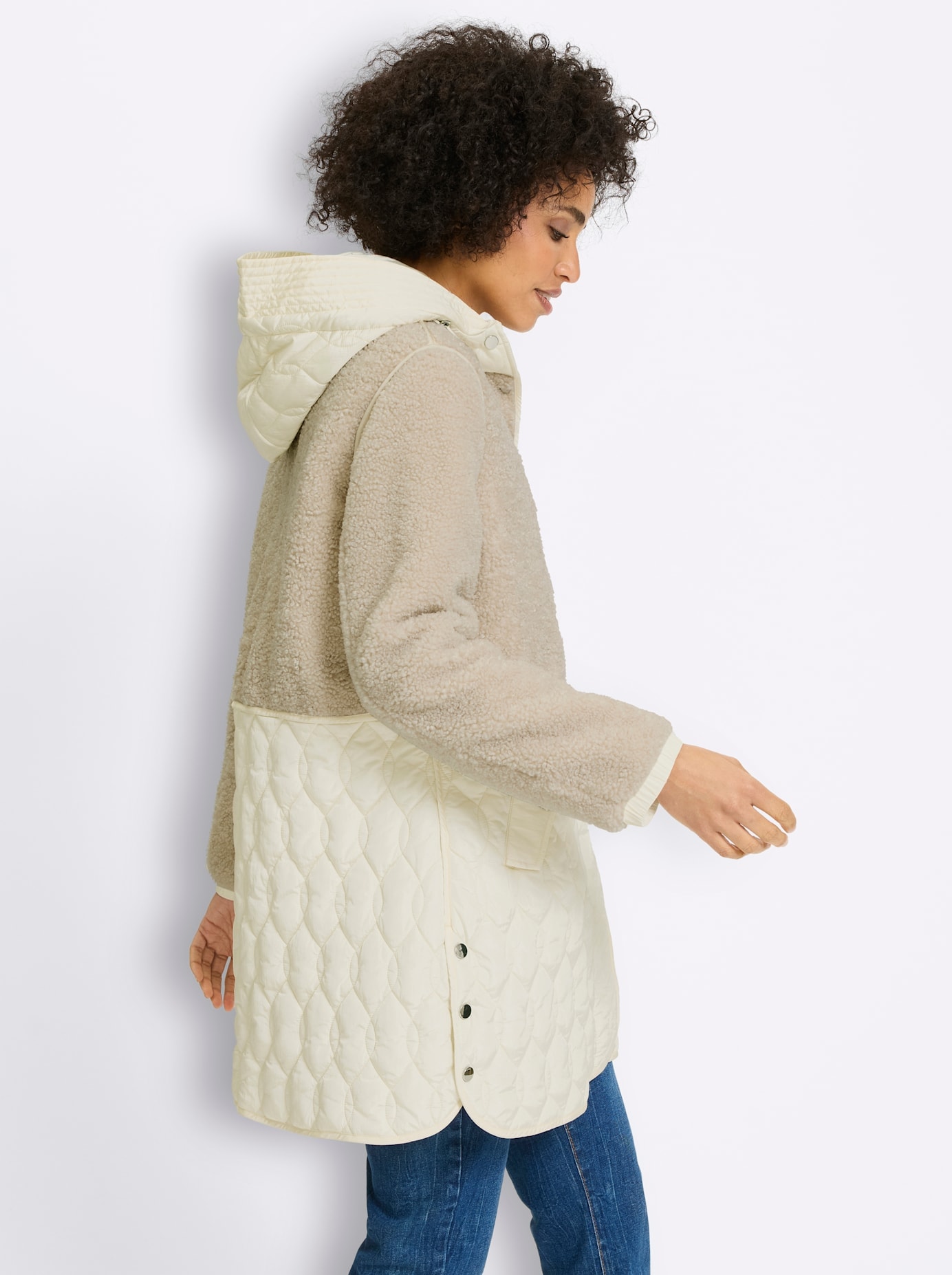 heine Langjacke mit Kapuze