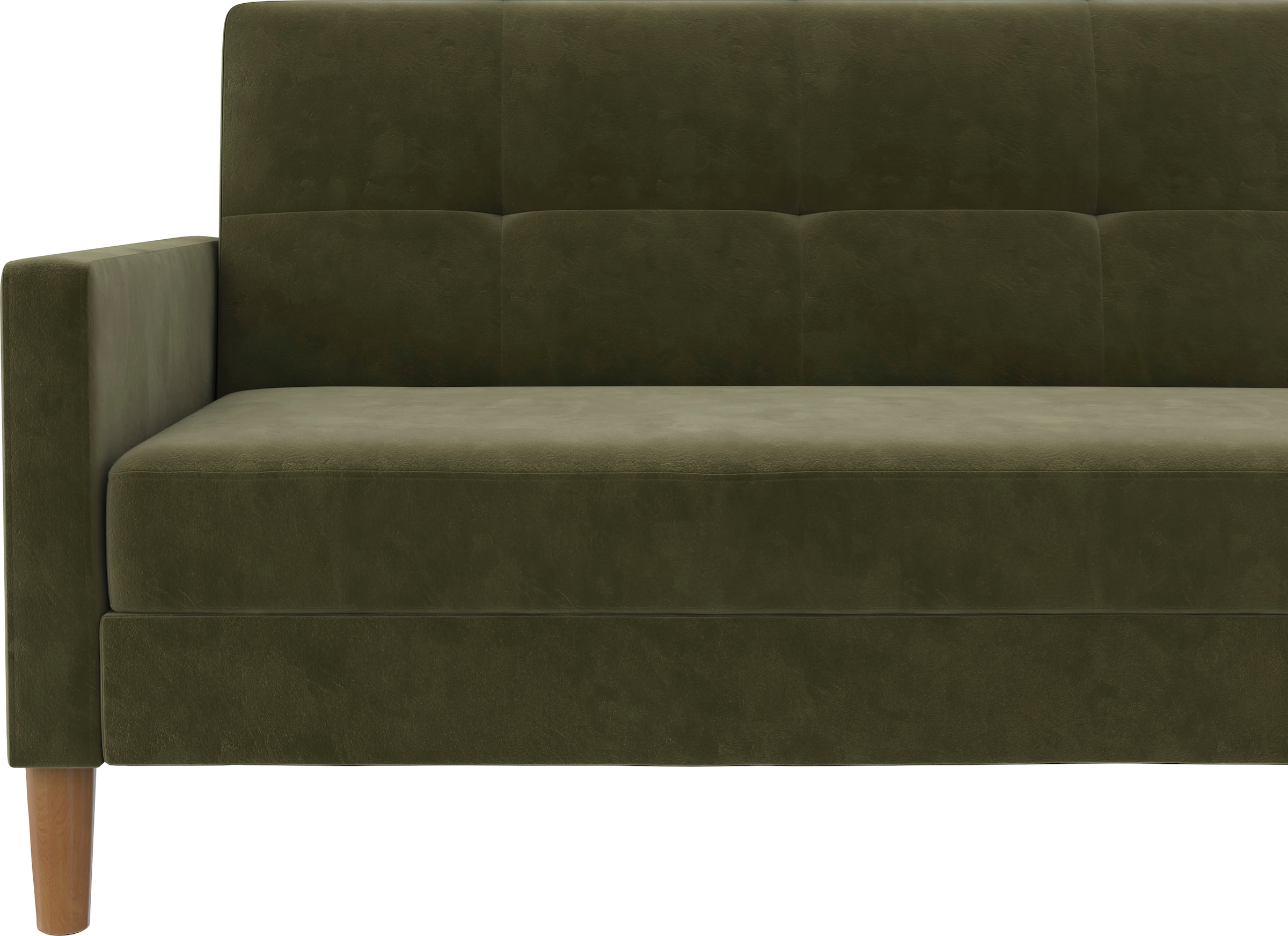 Dorel Home Ecksofa »Lilly, L-Form,«, mit Bett-Funktion, Recamiere beidseitig montierbar, Sitzhöhe 43 cm