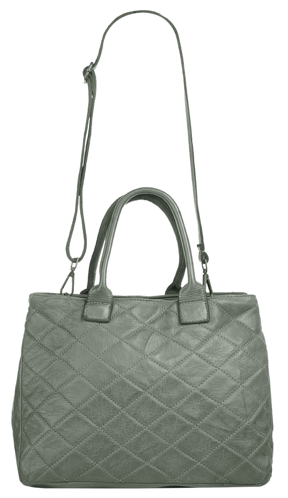 Samantha Look Henkeltasche, echt Leder, Made in Italy